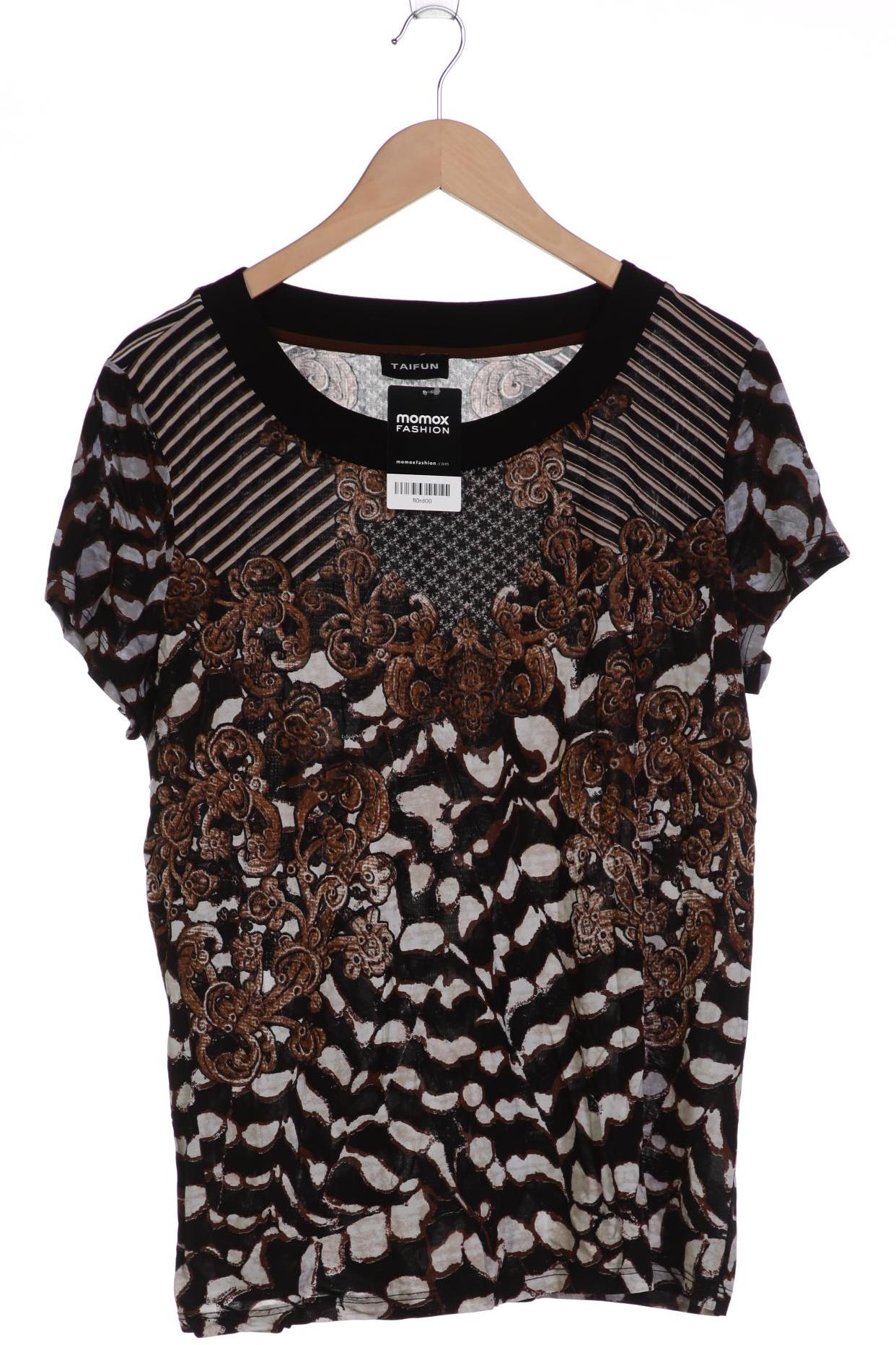 

Taifun Damen T-Shirt, braun, Gr. 46
