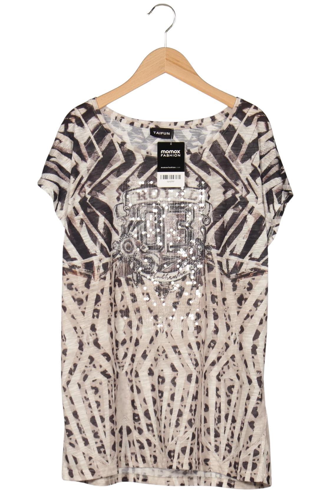 

Taifun Damen T-Shirt, beige, Gr. 44