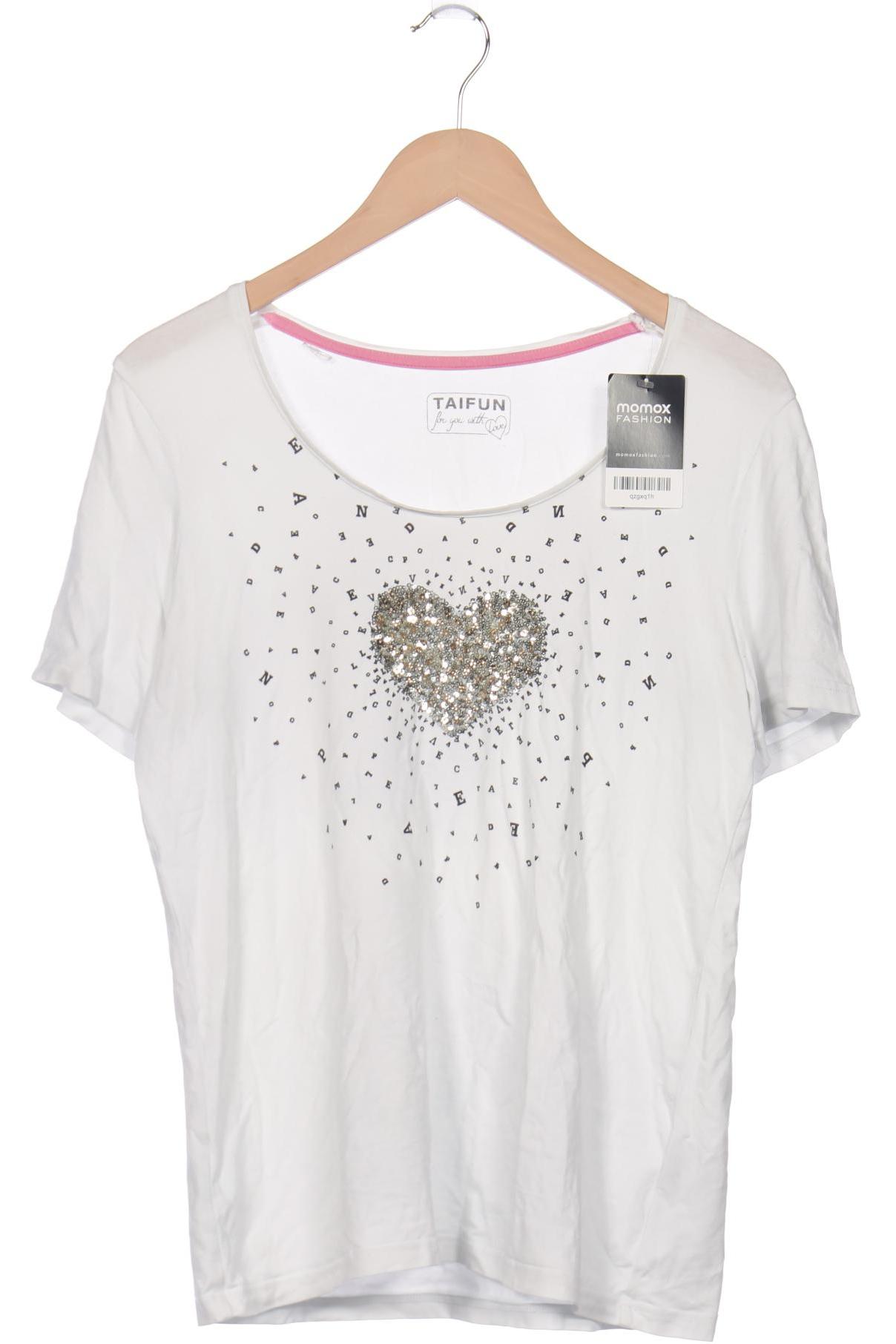 

TAIFUN Damen T-Shirt, weiß