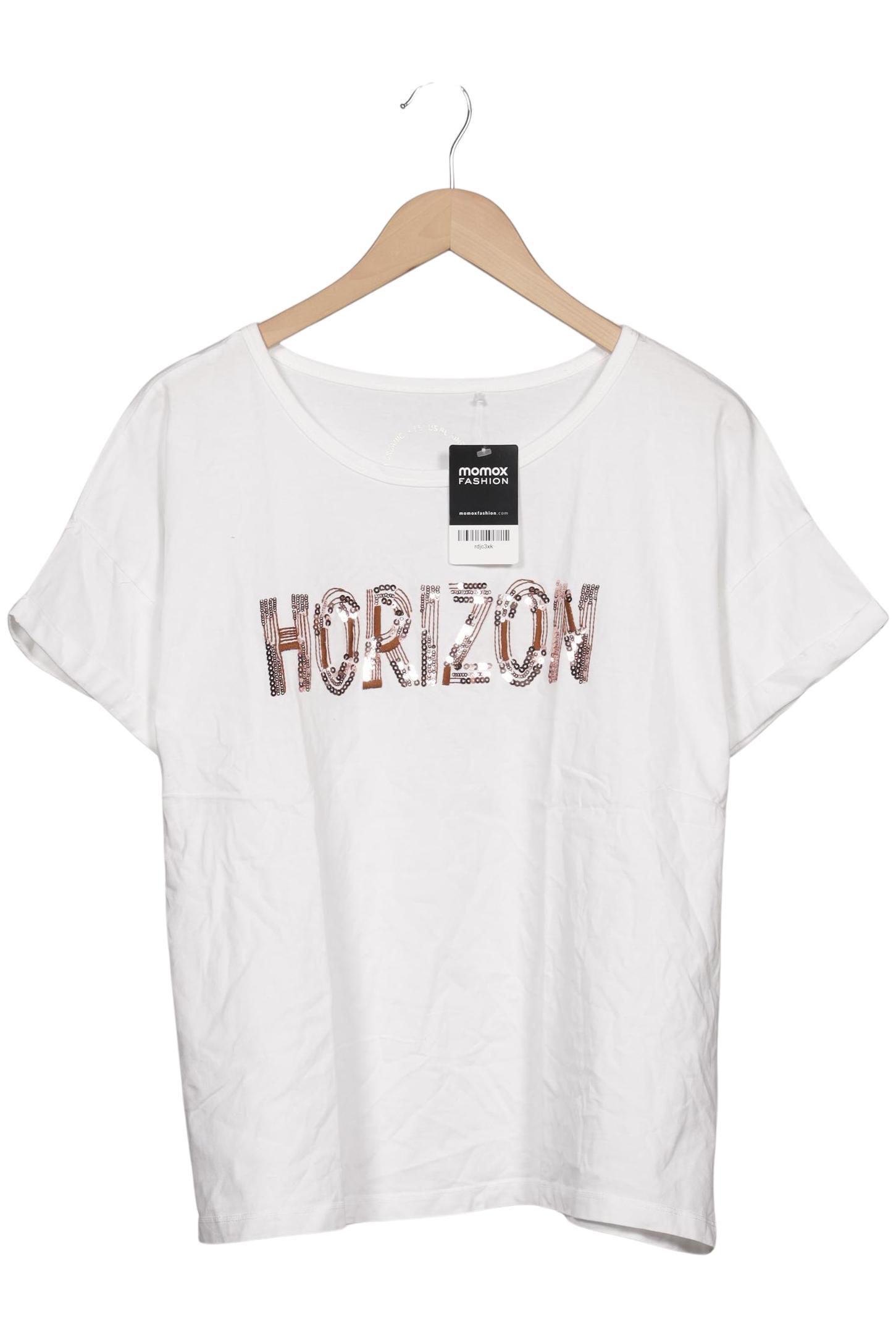 

Taifun Damen T-Shirt, weiß, Gr. 44