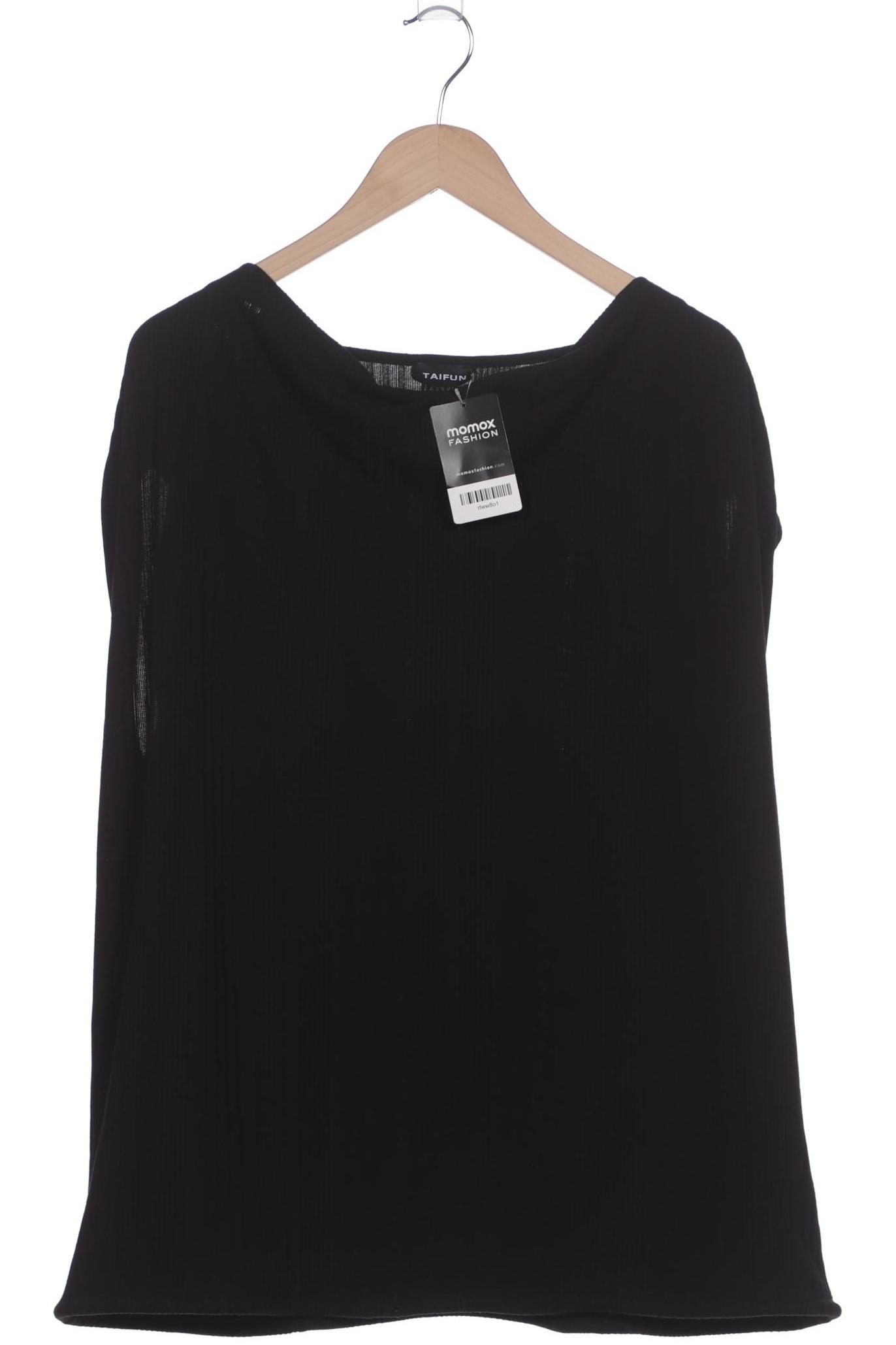 

Taifun Damen T-Shirt, schwarz, Gr. 48