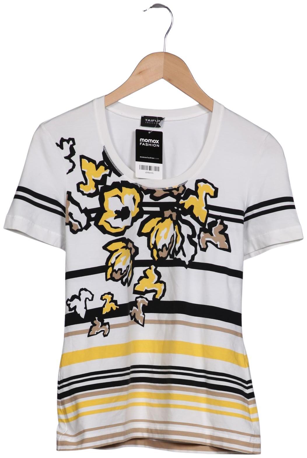 

Taifun Damen T-Shirt, weiß, Gr. 40