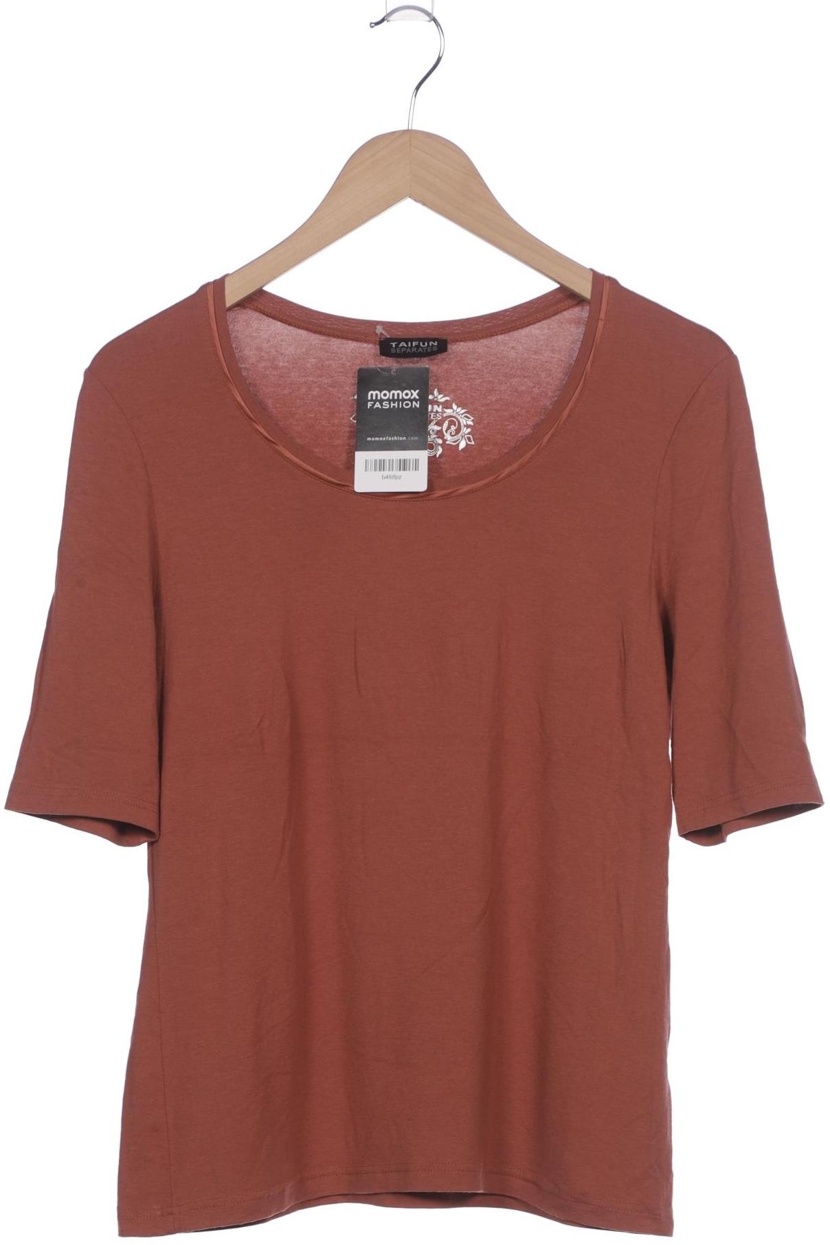 

Taifun Damen T-Shirt, braun, Gr. 38