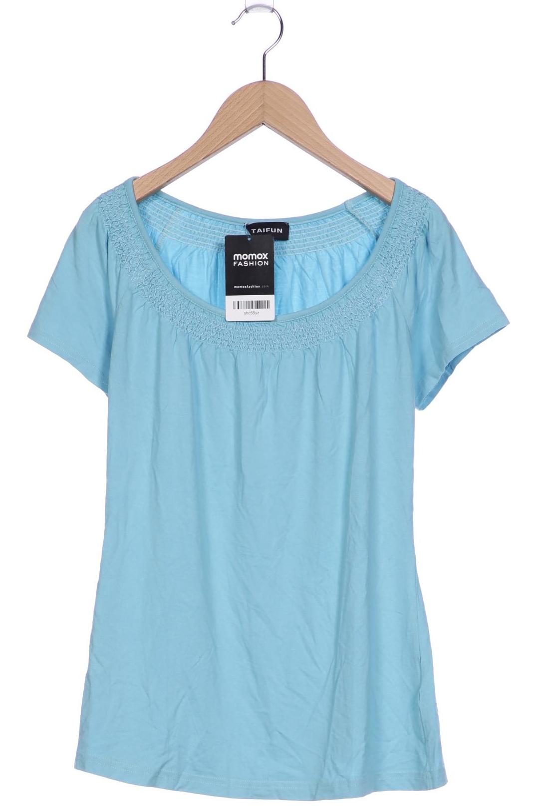 

Taifun Damen T-Shirt, blau, Gr. 36