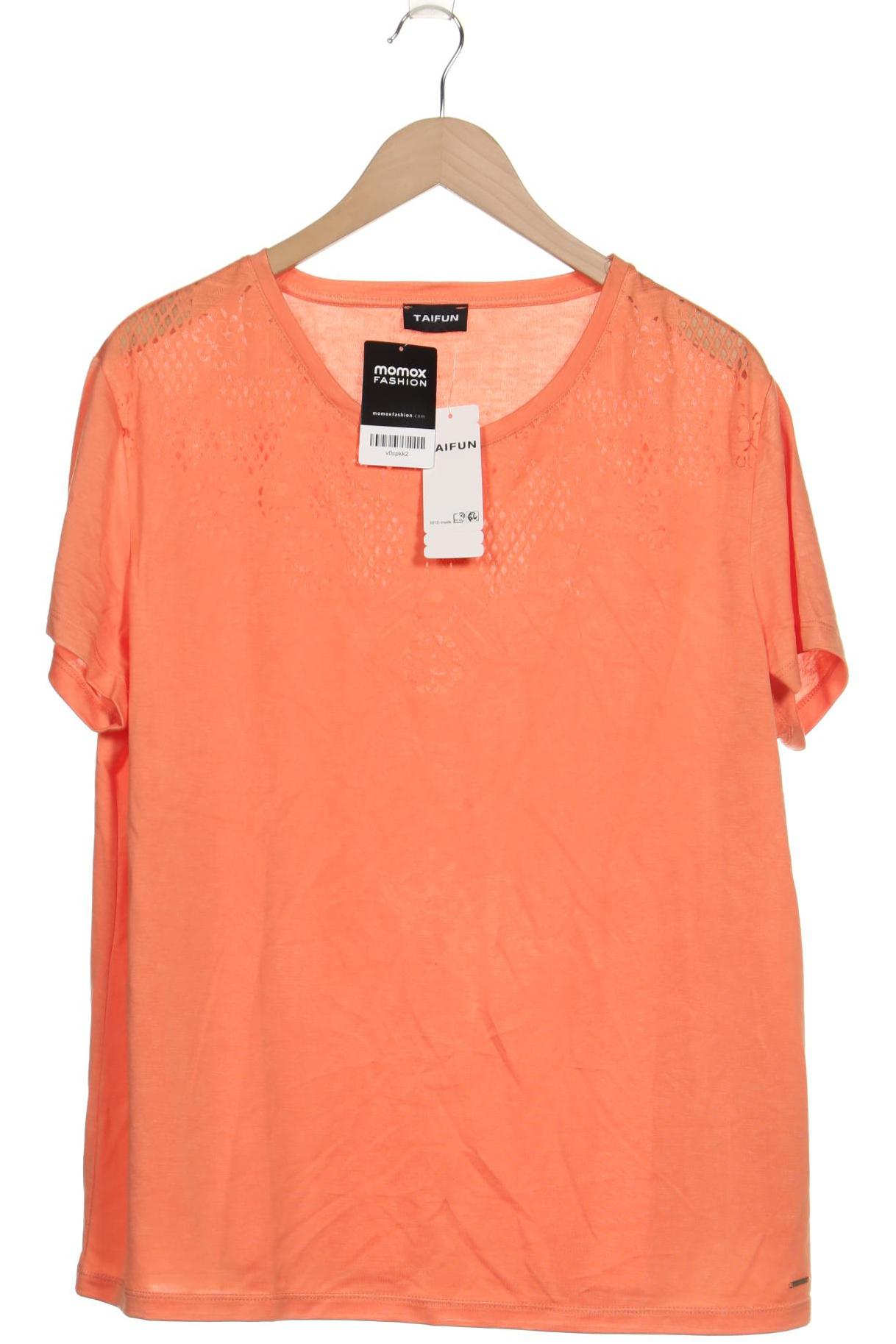 

Taifun Damen T-Shirt, orange, Gr. 48
