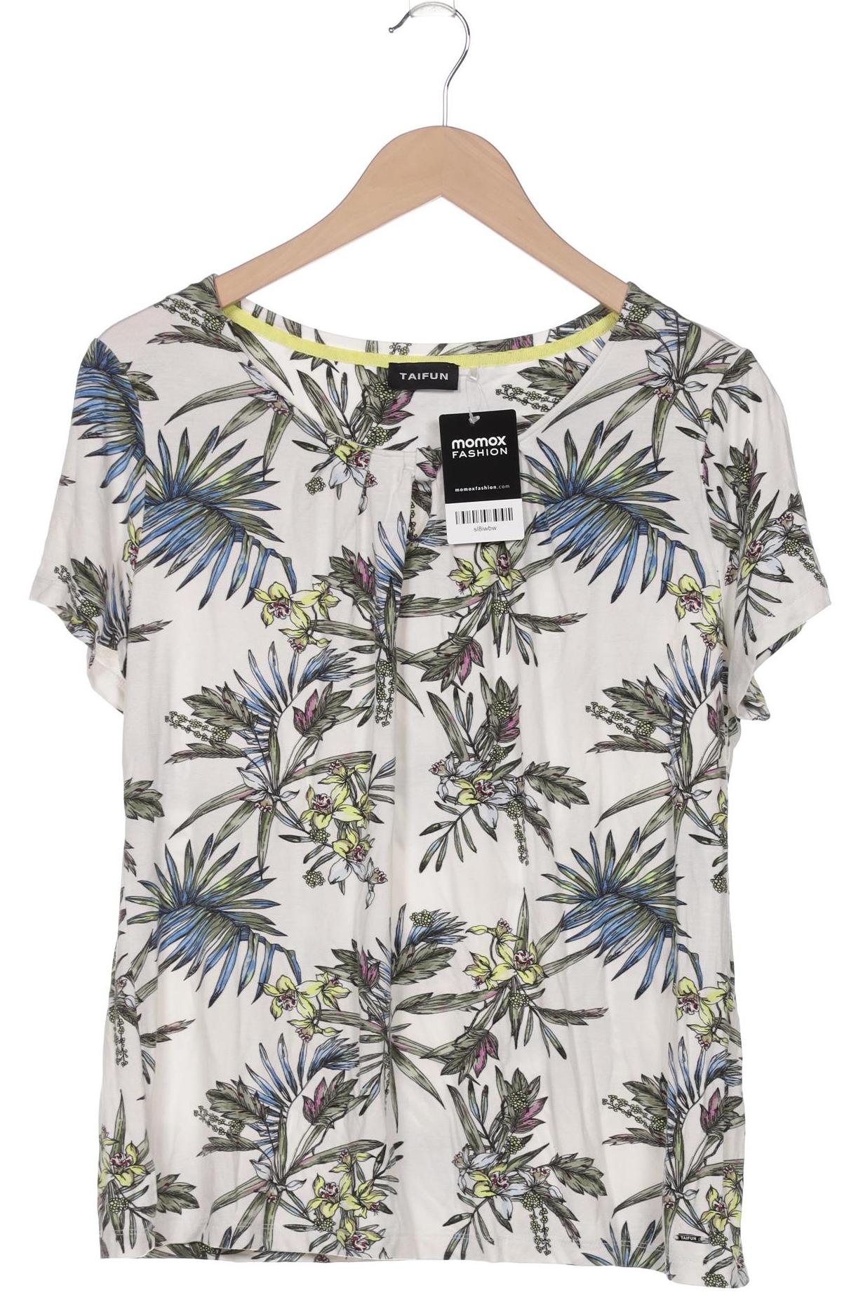 

Taifun Damen T-Shirt, weiß, Gr. 42