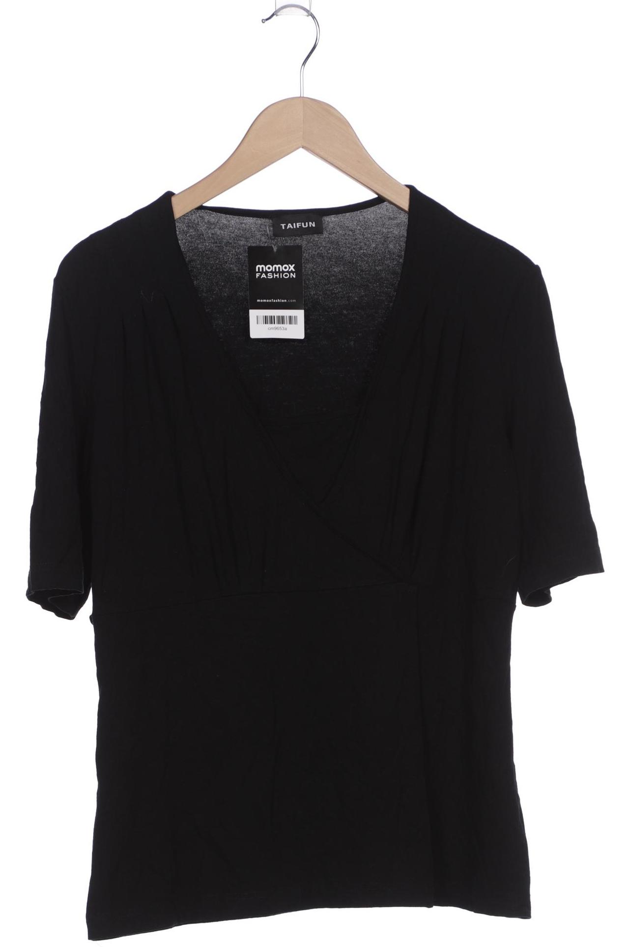 

Taifun Damen T-Shirt, schwarz, Gr. 42