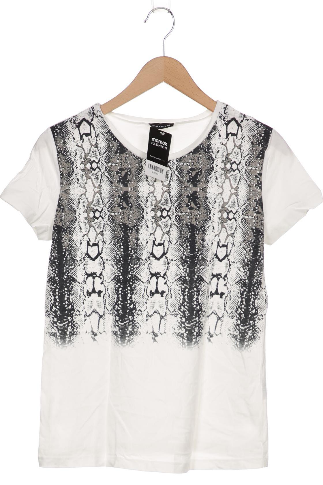 

Taifun Damen T-Shirt, weiß, Gr. 36