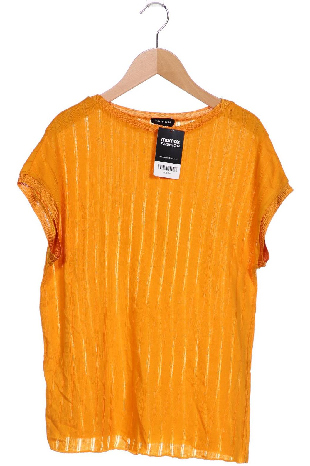 

Taifun Damen T-Shirt, orange, Gr. 38