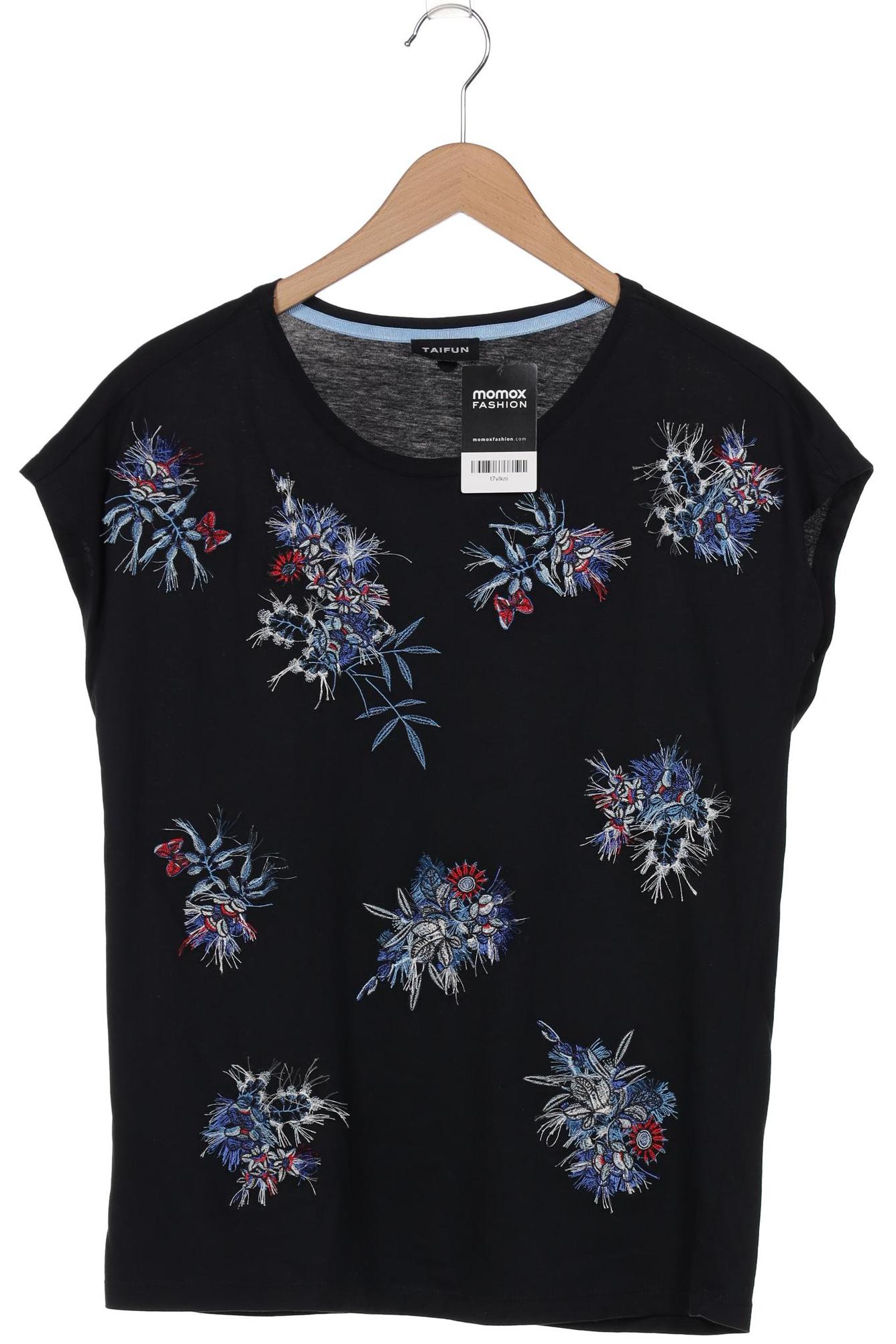 

TAIFUN Damen T-Shirt, schwarz