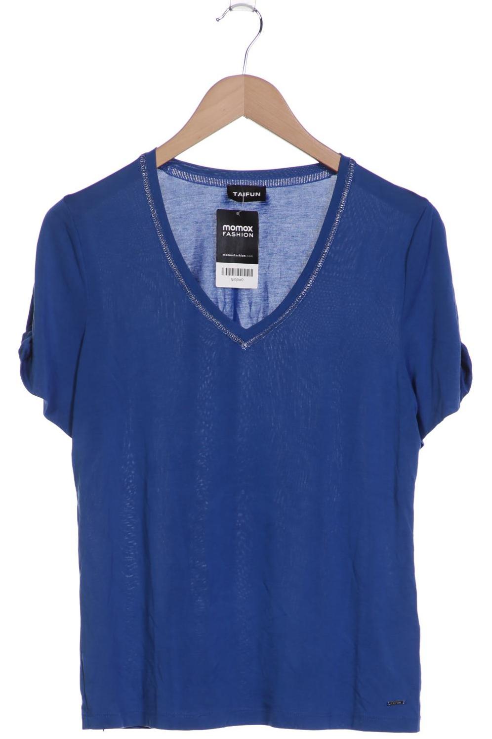 

Taifun Damen T-Shirt, blau, Gr. 40