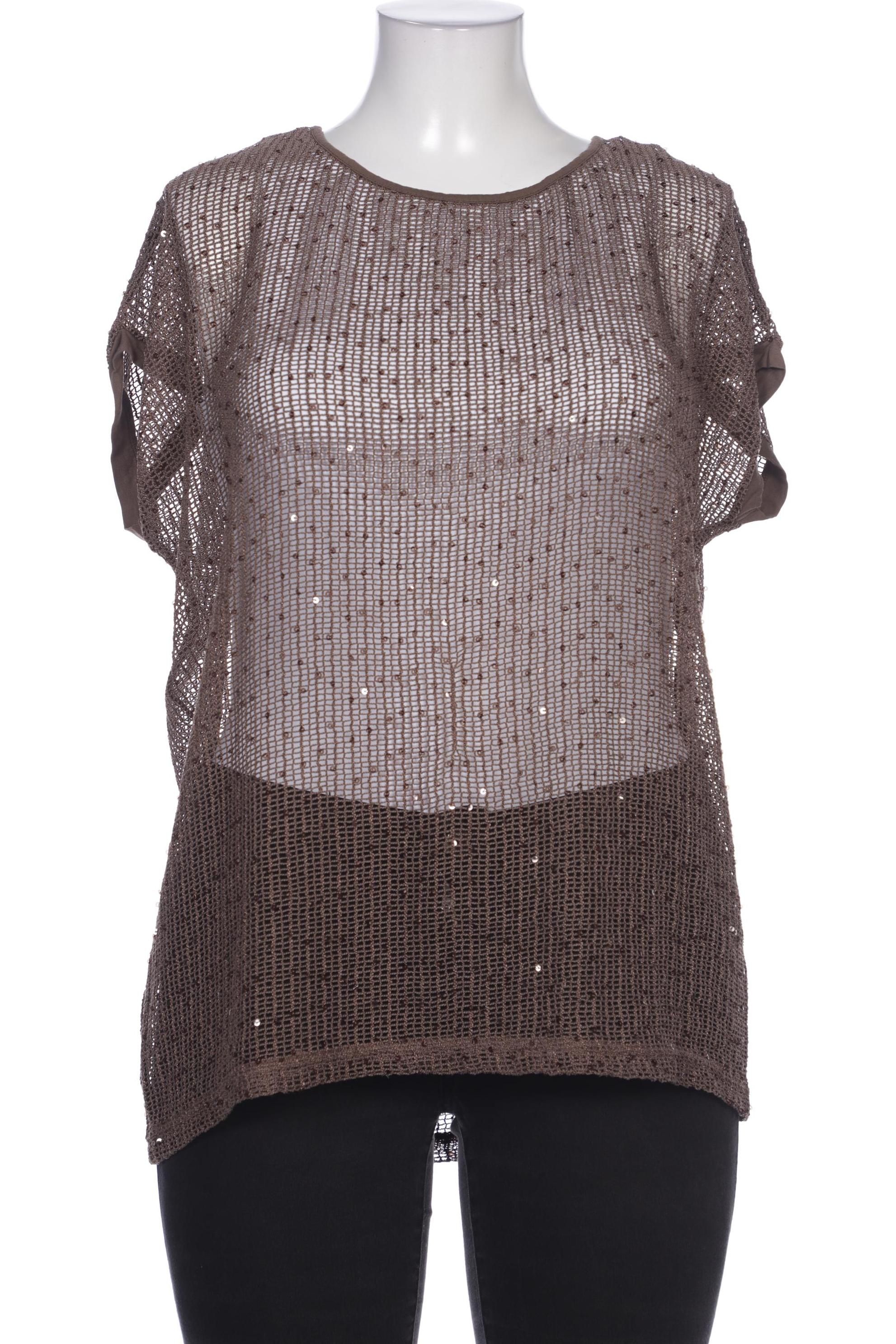 

Taifun Damen T-Shirt, braun, Gr. 44