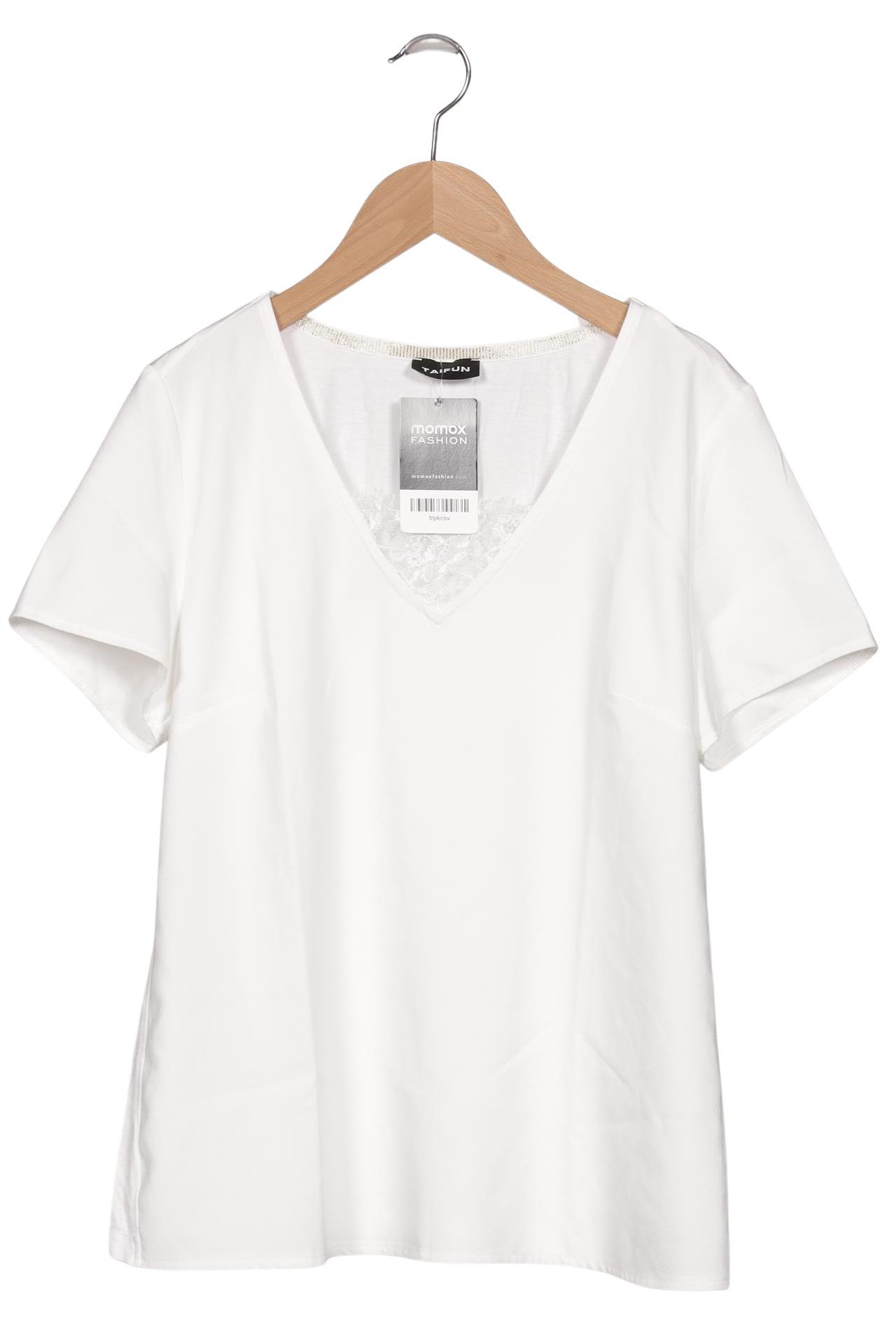 

Taifun Damen T-Shirt, weiß, Gr. 38