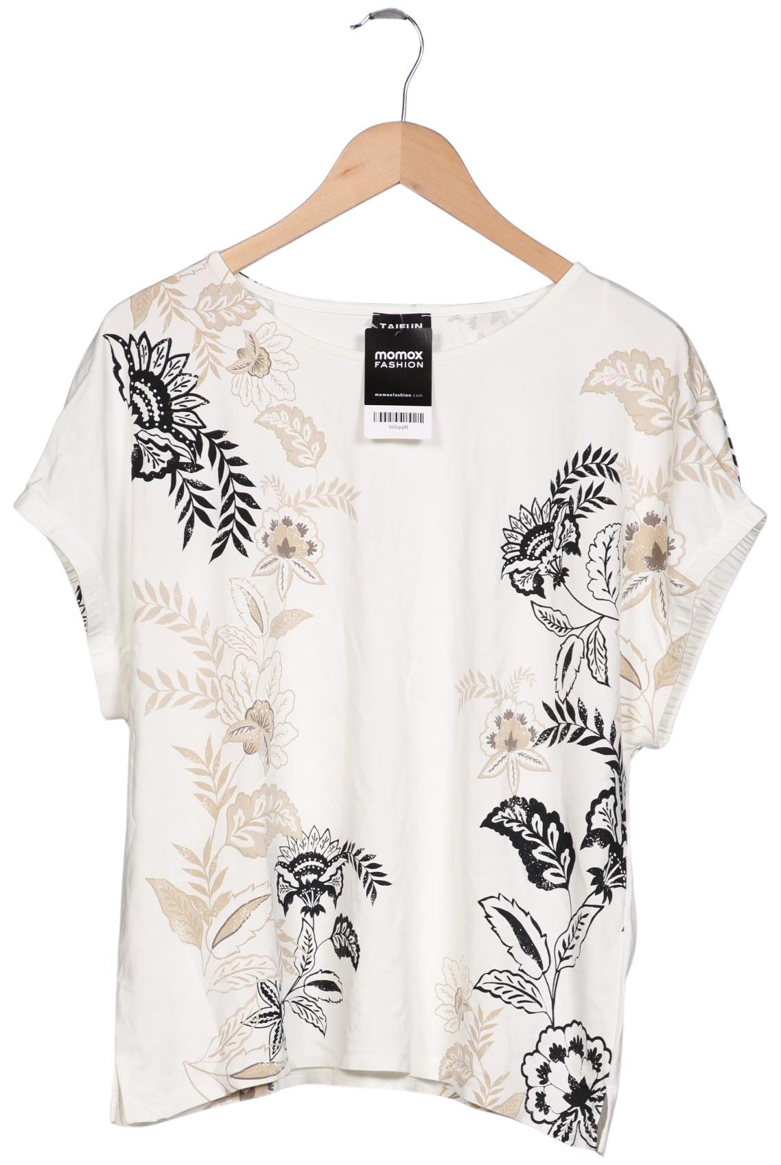 

Taifun Damen T-Shirt, weiß, Gr. 44