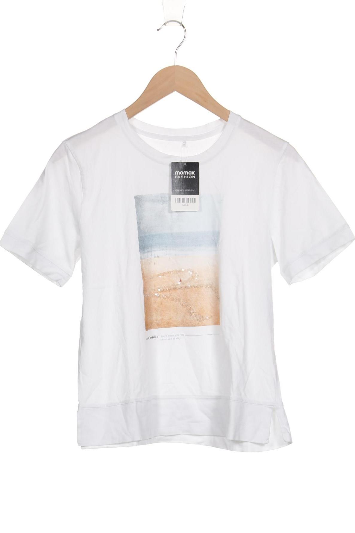 

Taifun Damen T-Shirt, weiß, Gr. 42