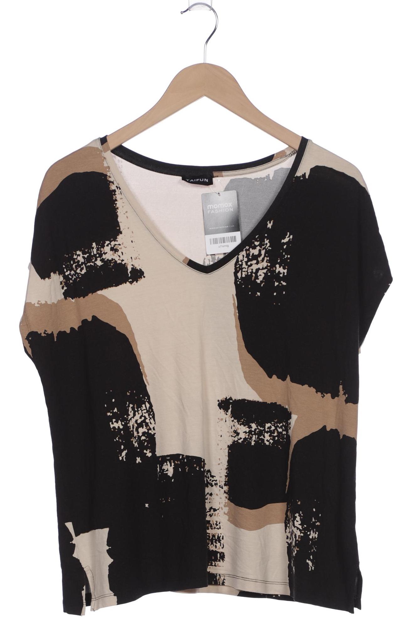 

Taifun Damen T-Shirt, schwarz, Gr. 42