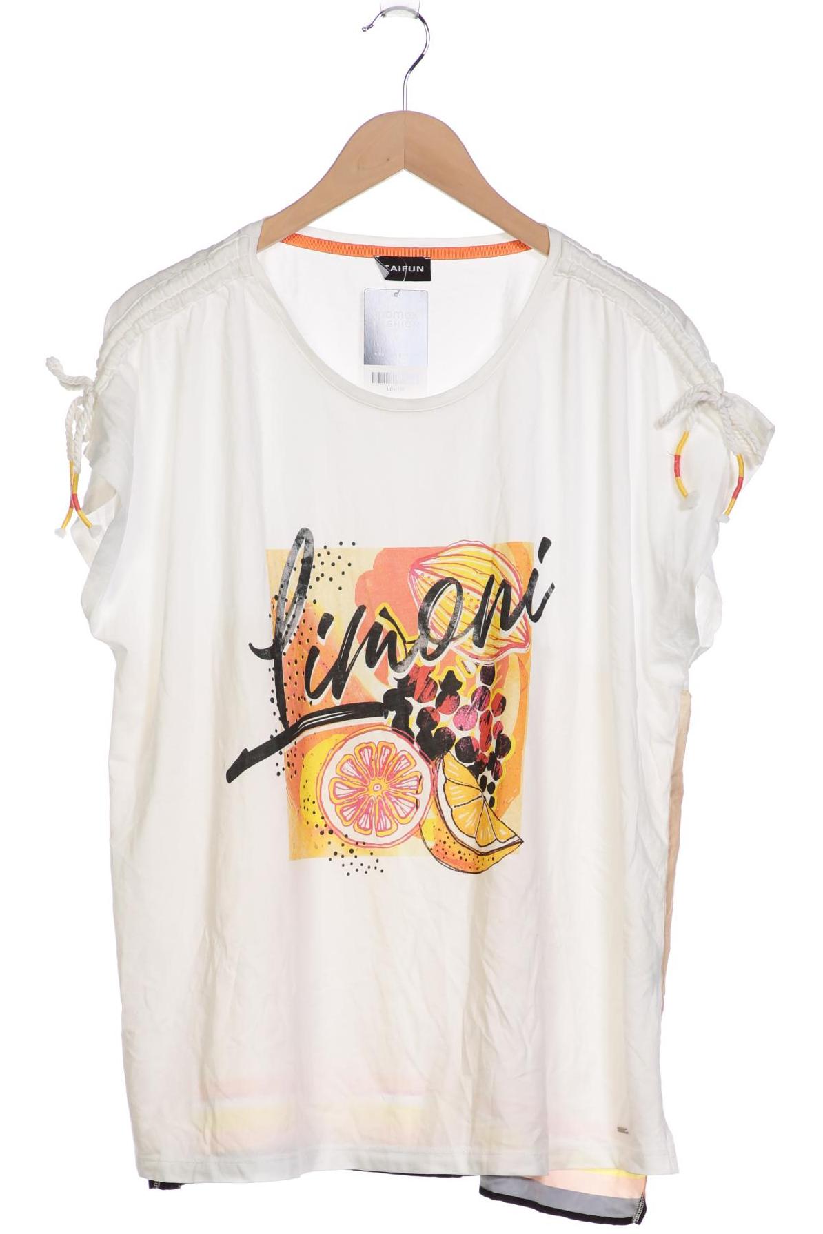 

Taifun Damen T-Shirt, cremeweiß, Gr. 48