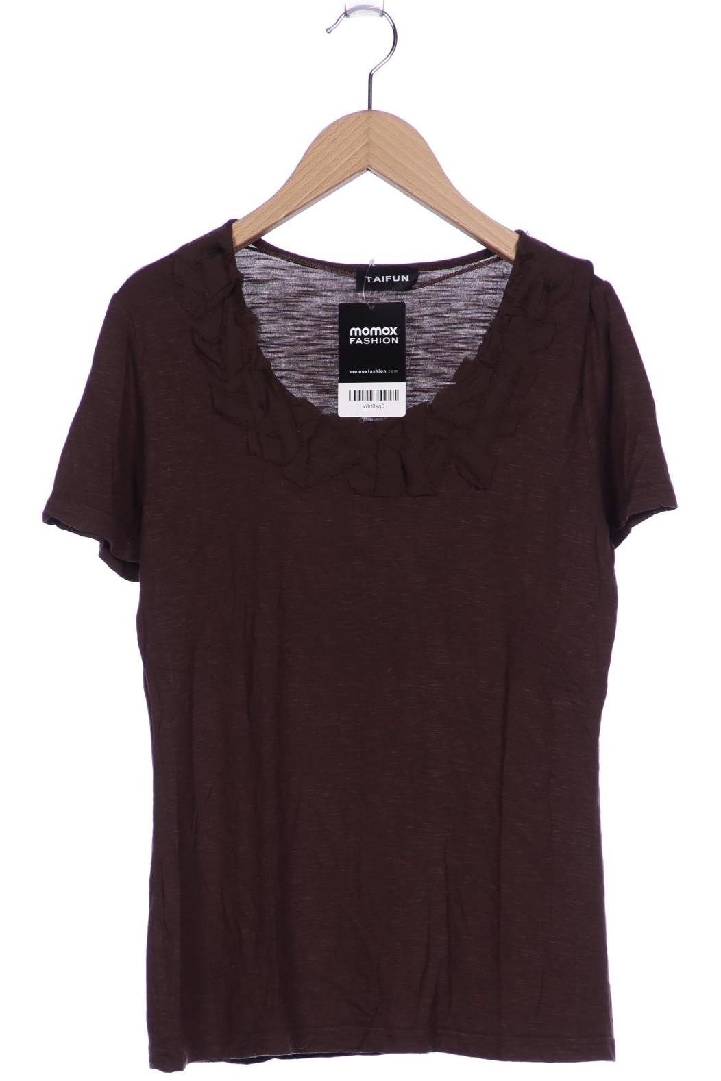 

Taifun Damen T-Shirt, braun, Gr. 36
