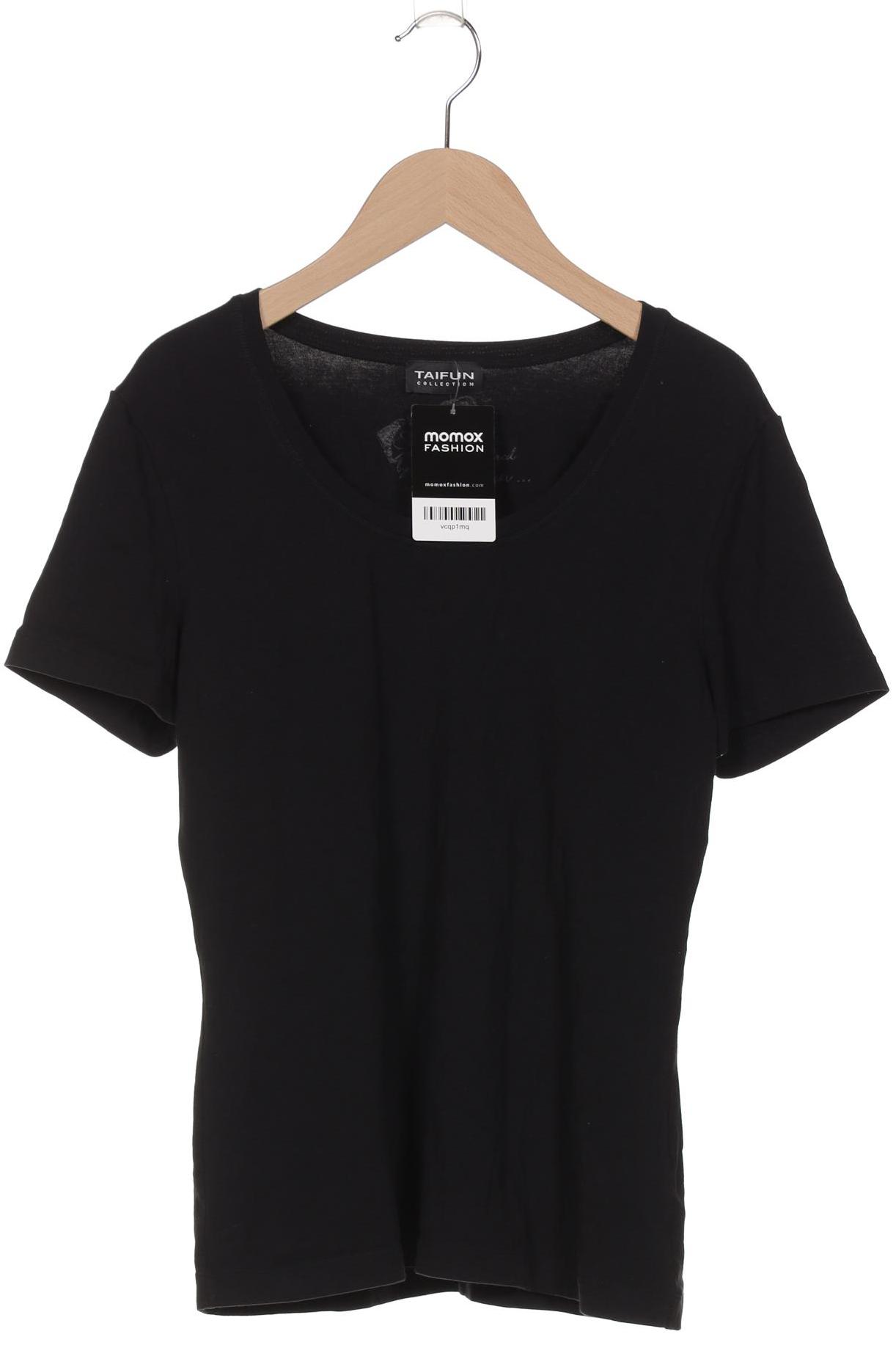 

Taifun Damen T-Shirt, schwarz, Gr. 40