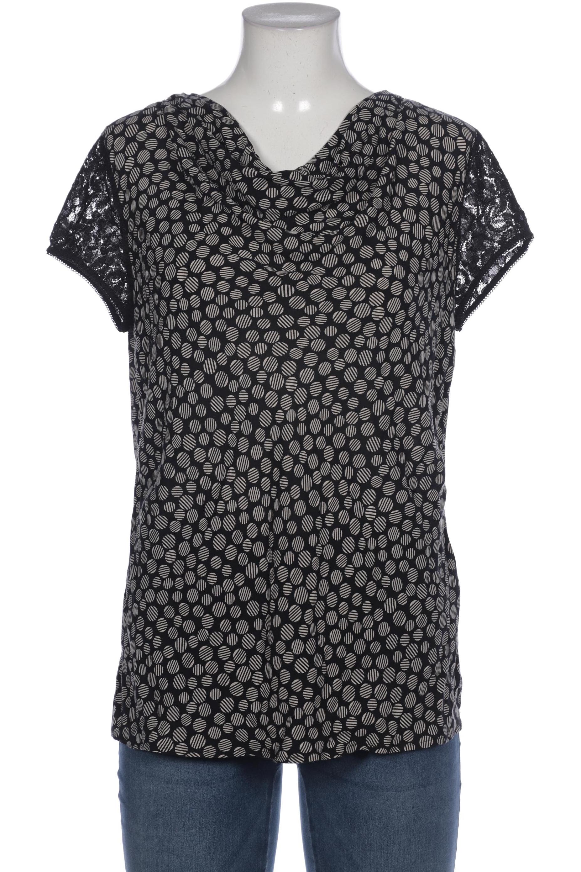

Taifun Damen T-Shirt, schwarz, Gr. 40