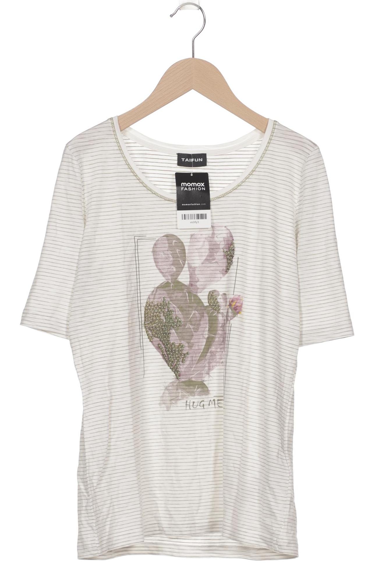 

Taifun Damen T-Shirt, weiß, Gr. 36
