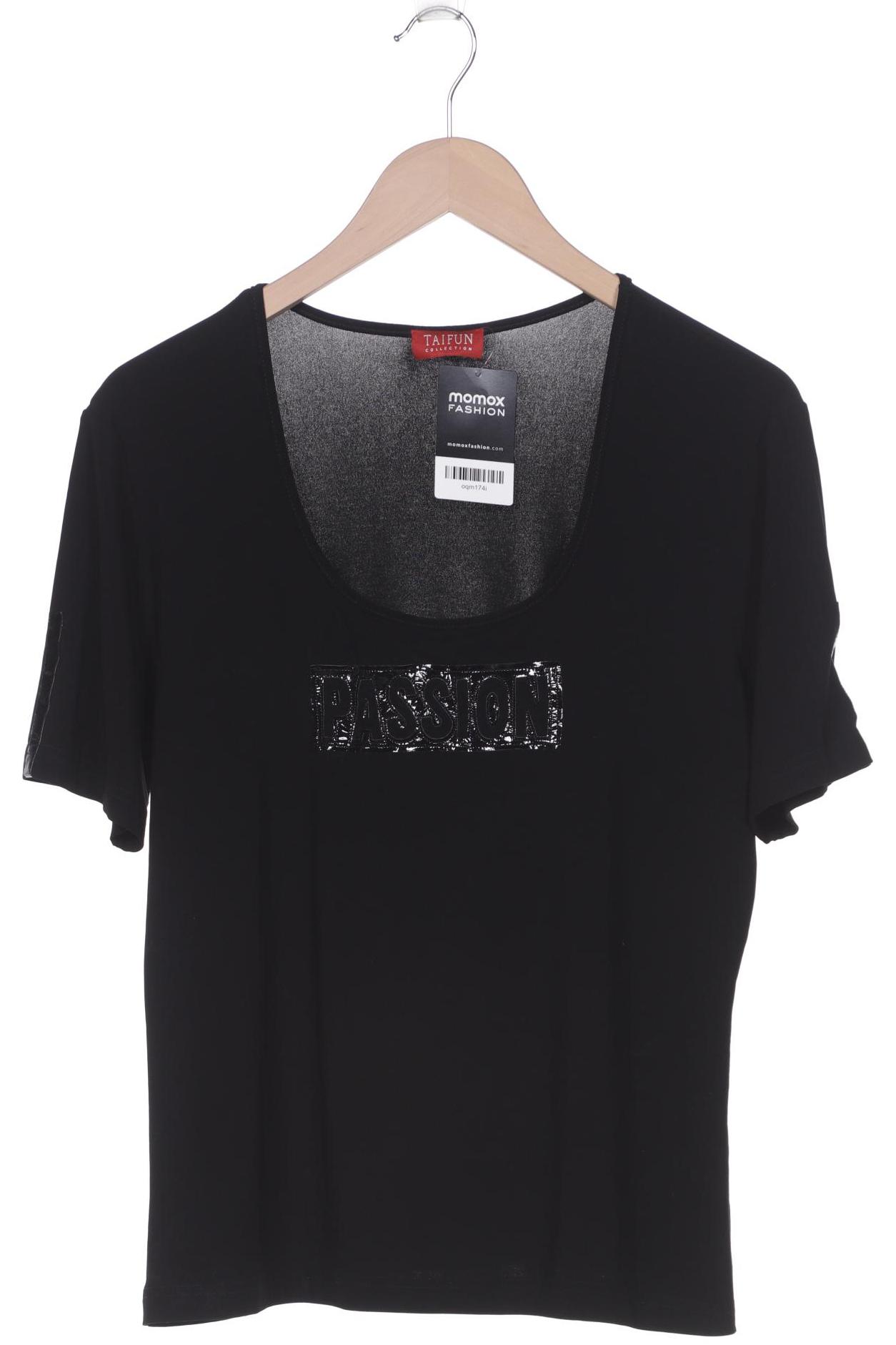 

Taifun Damen T-Shirt, schwarz, Gr. 44