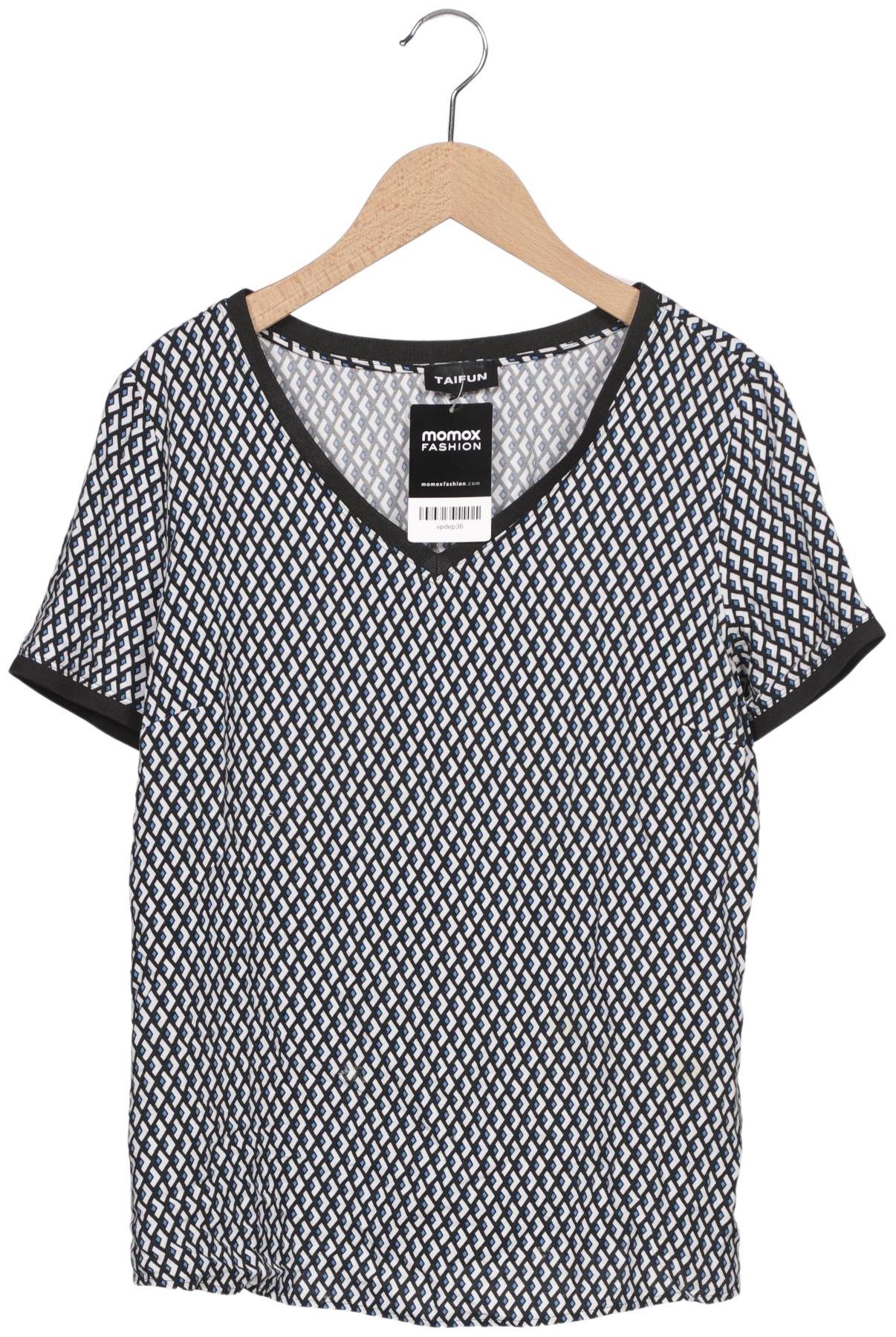 

Taifun Damen T-Shirt, schwarz, Gr. 38