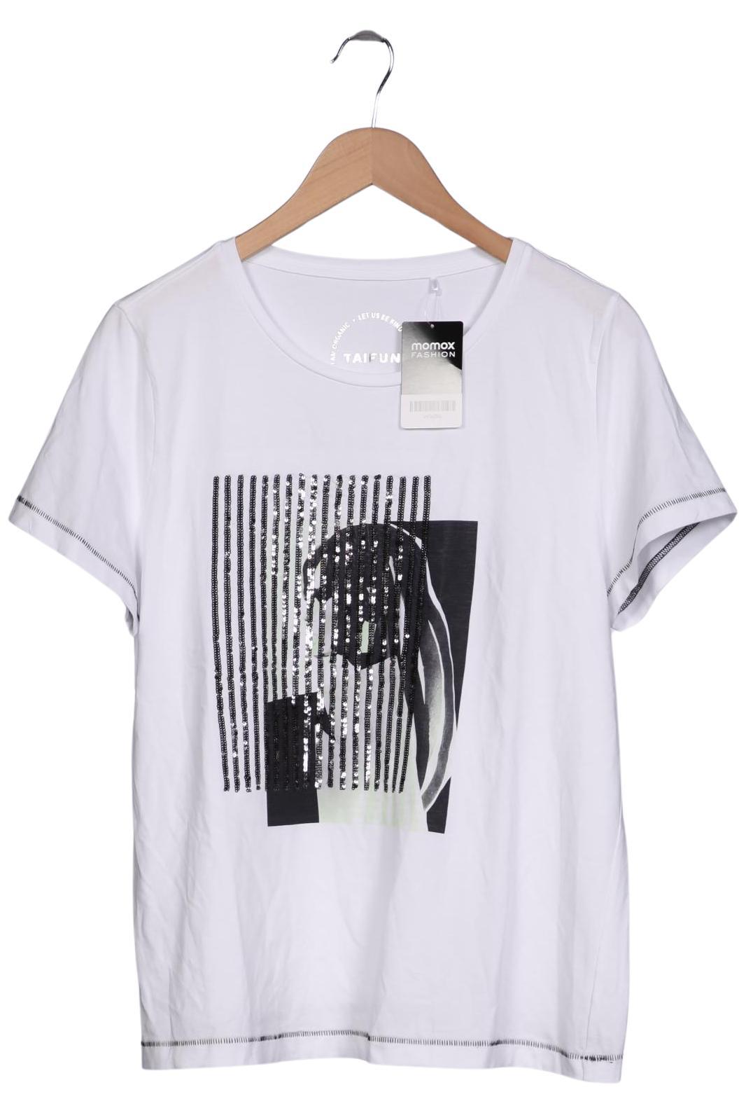 

Taifun Damen T-Shirt, weiß, Gr. 42