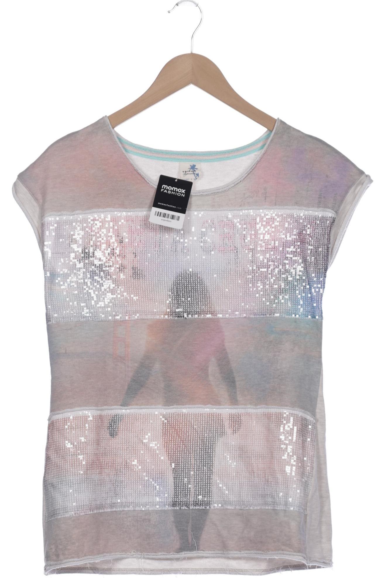 

Taifun Damen T-Shirt, grau, Gr. 36