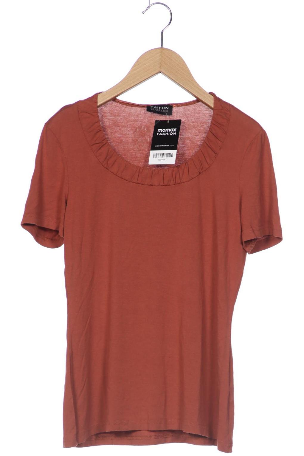 

Taifun Damen T-Shirt, braun, Gr. 36
