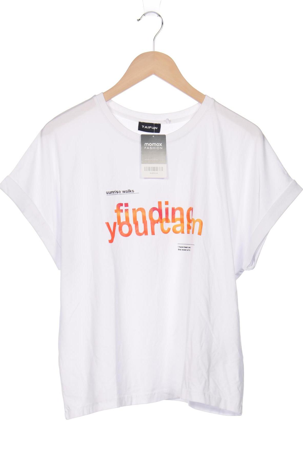 

Taifun Damen T-Shirt, weiß, Gr. 38