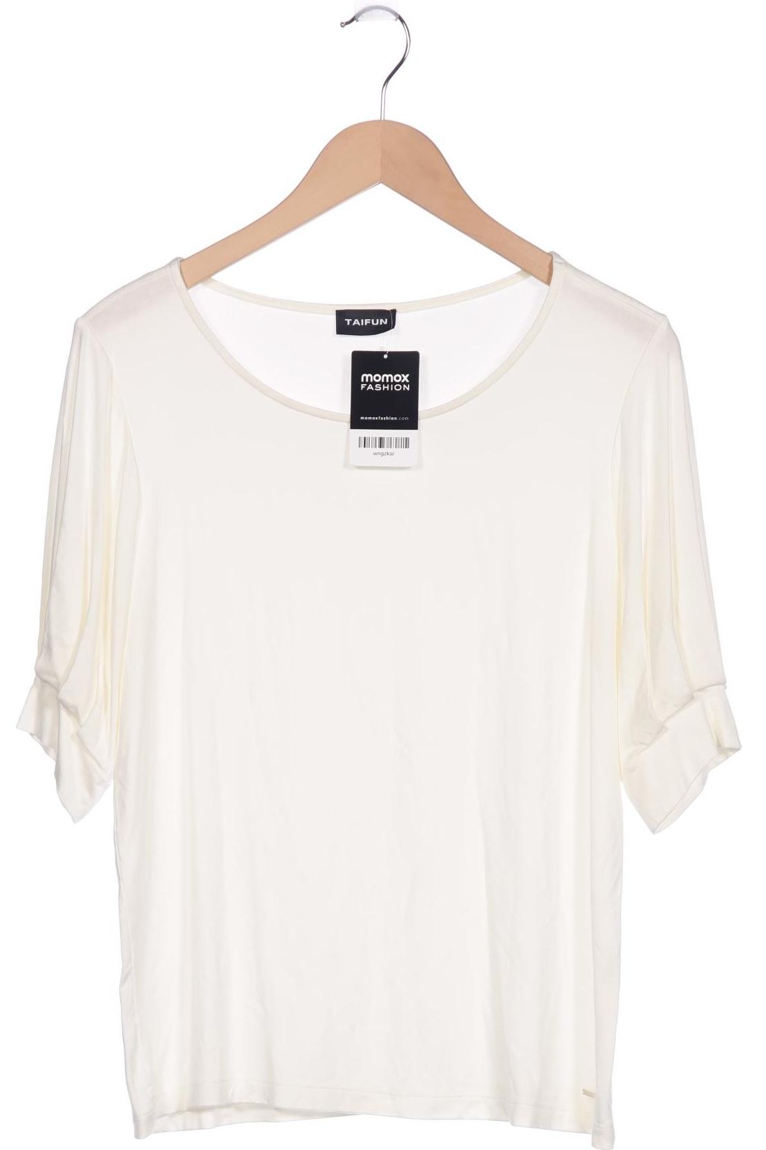 

Taifun Damen T-Shirt, cremeweiß, Gr. 42