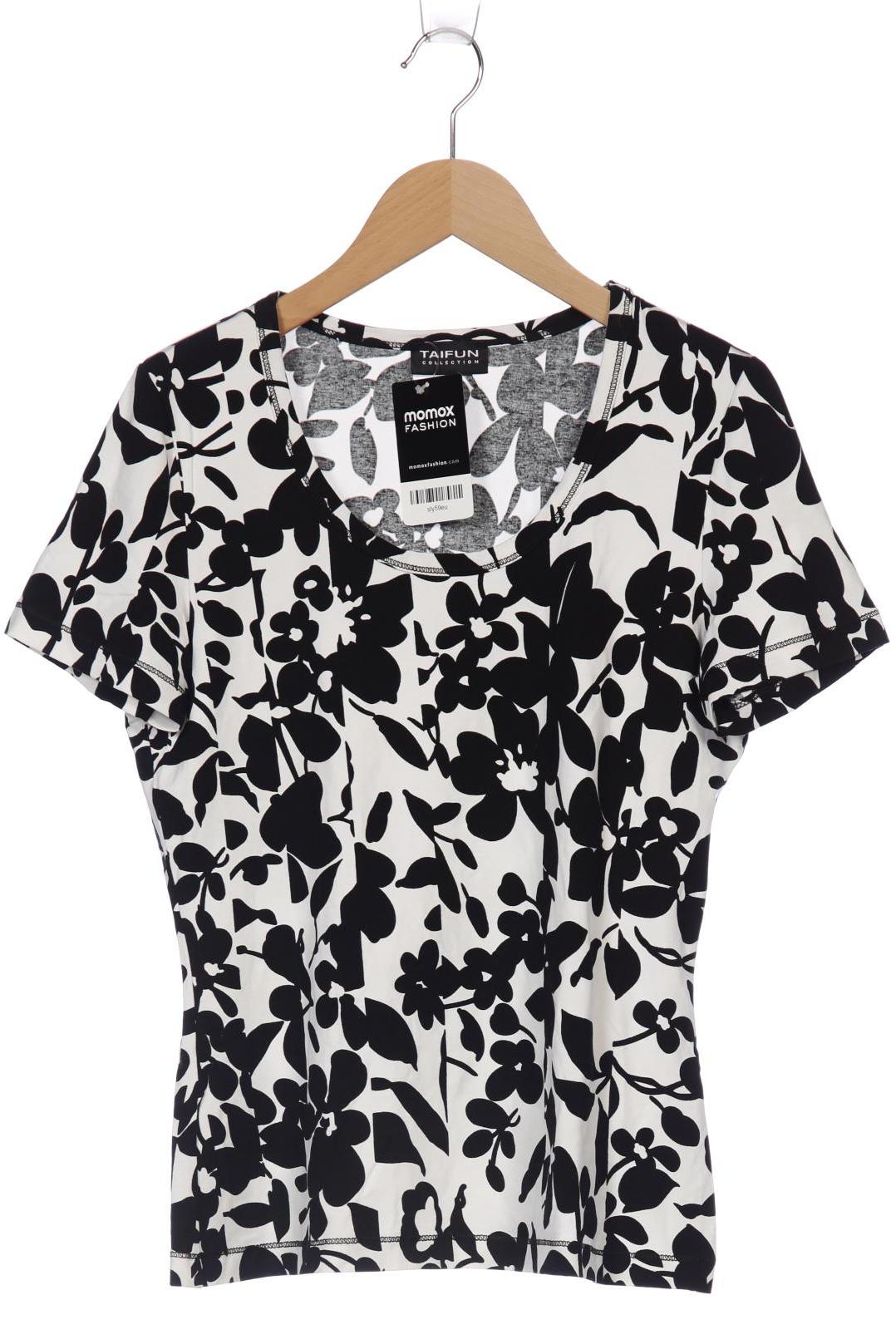 

Taifun Damen T-Shirt, schwarz, Gr. 38