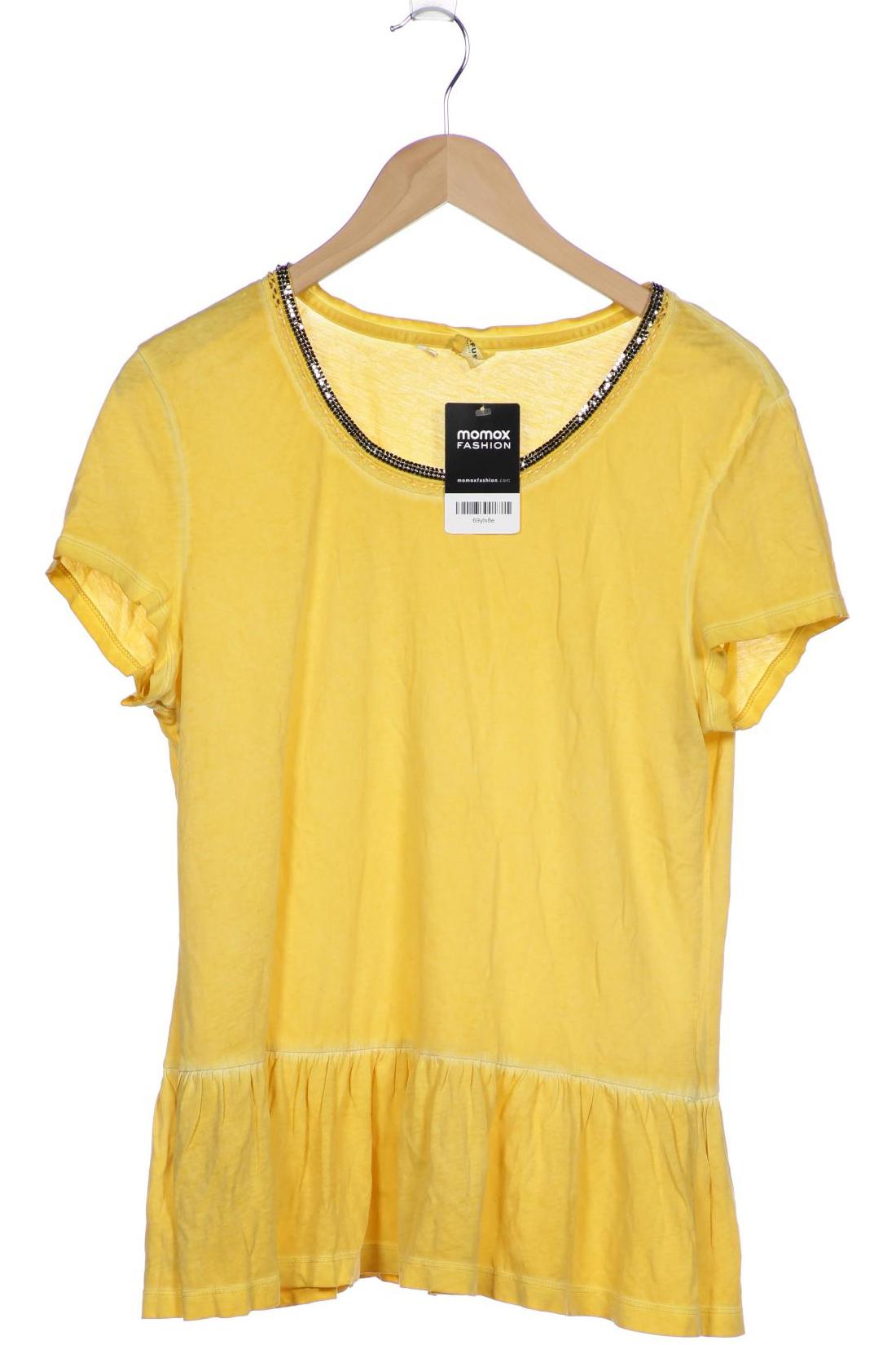 

Taifun Damen T-Shirt, gelb, Gr. 42