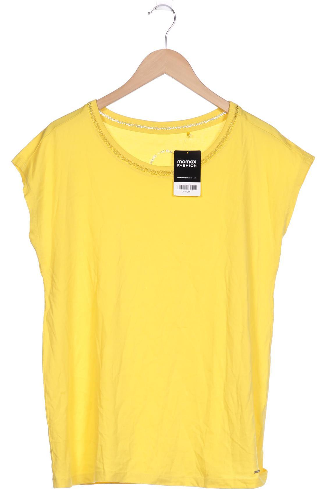 

Taifun Damen T-Shirt, gelb, Gr. 42