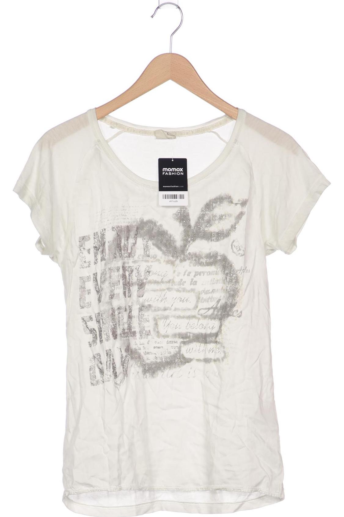 

Taifun Damen T-Shirt, weiß, Gr. 36