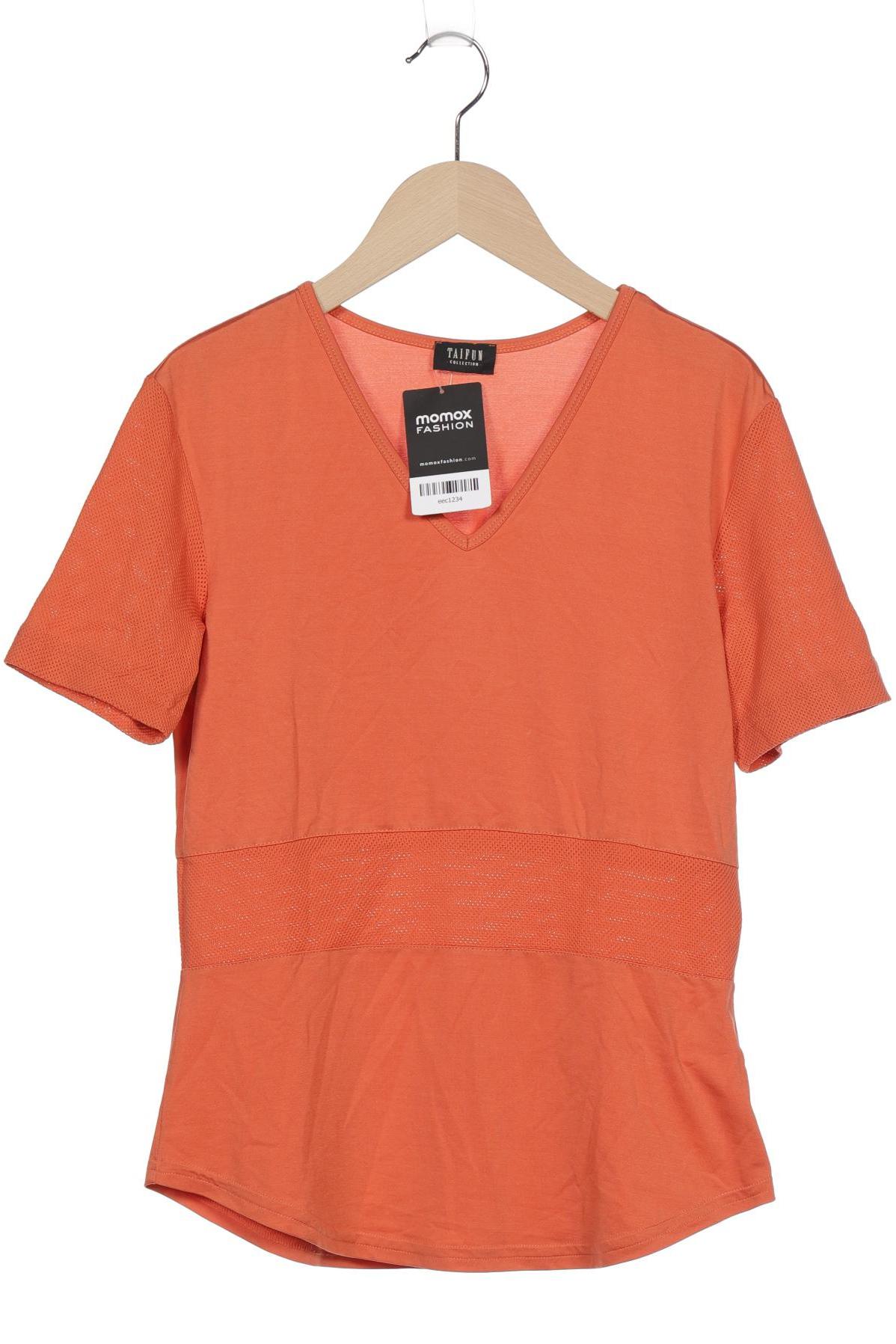 

Taifun Damen T-Shirt, orange, Gr. 38