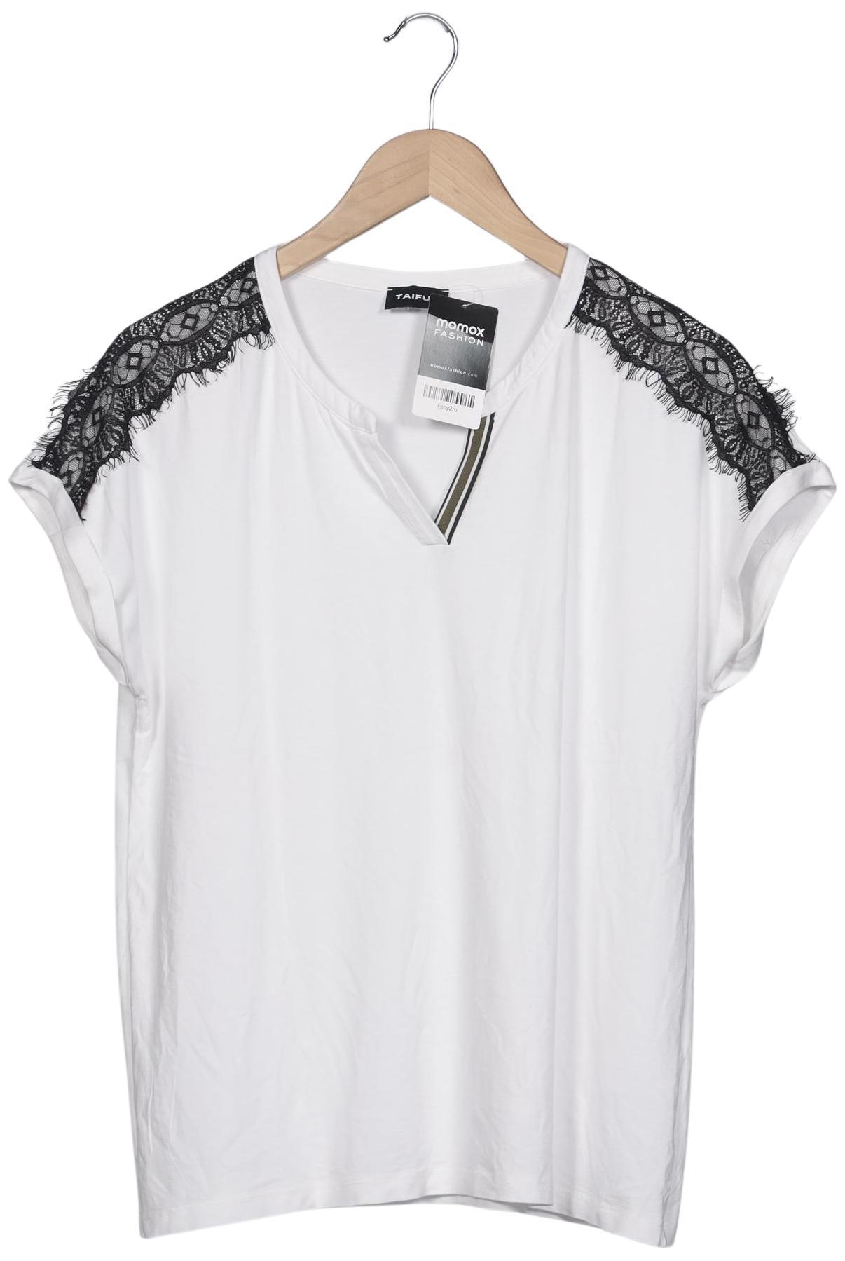 

Taifun Damen T-Shirt, weiß, Gr. 44