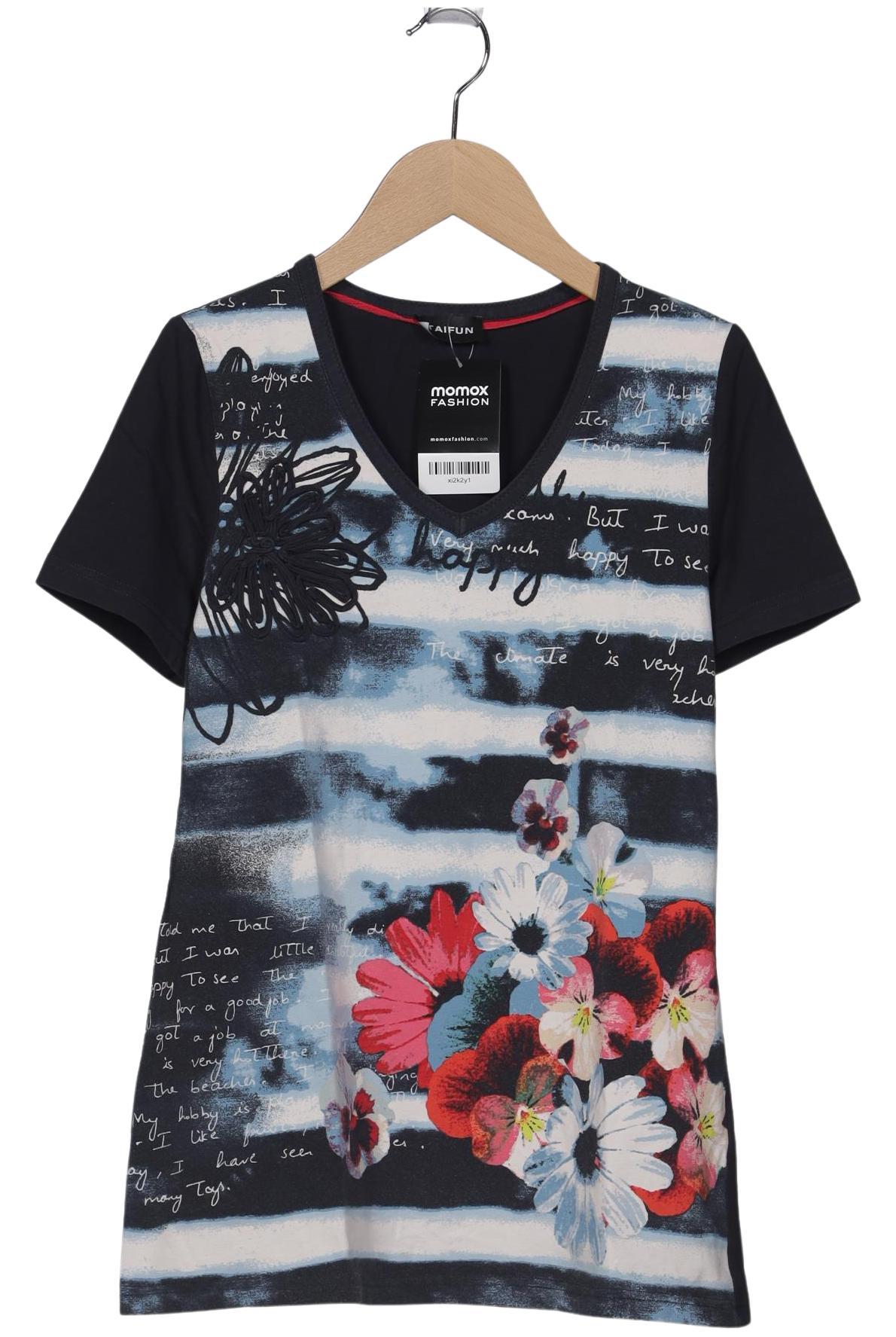 

Taifun Damen T-Shirt, marineblau, Gr. 38
