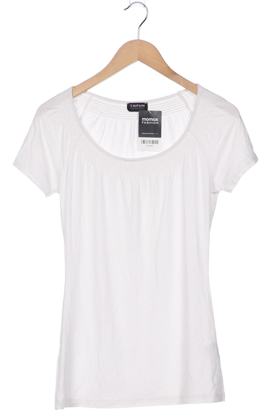 

Taifun Damen T-Shirt, weiß, Gr. 36