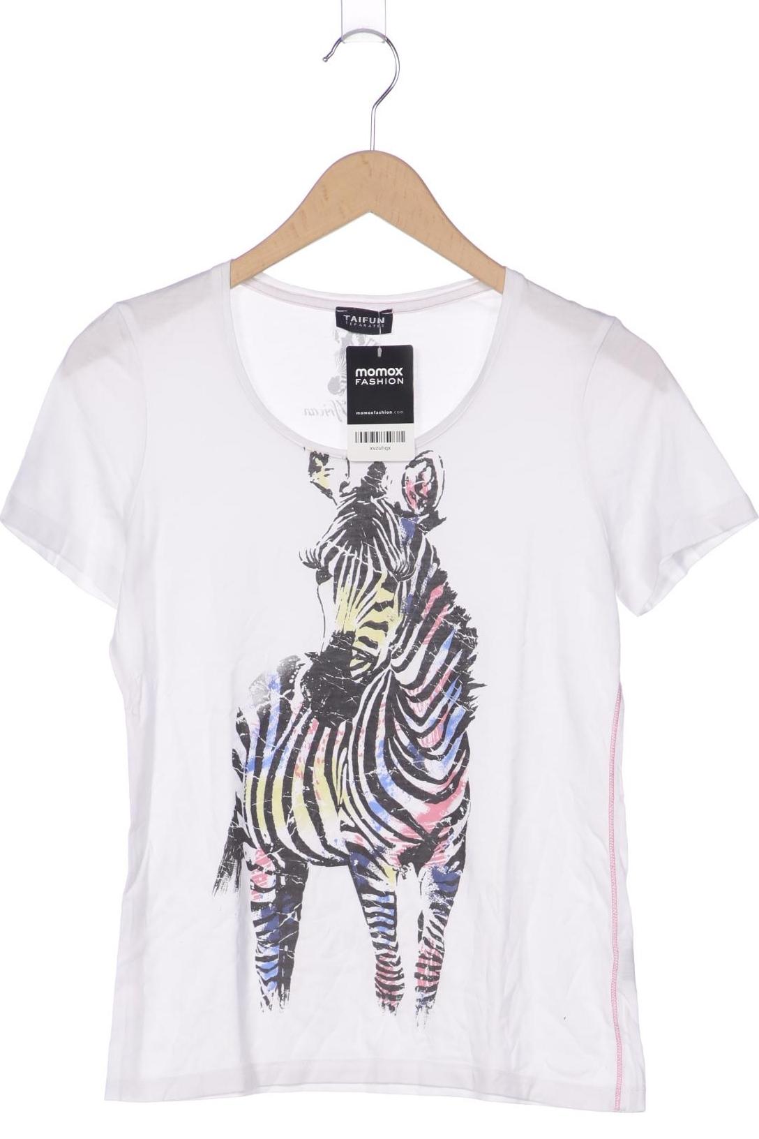 

Taifun Damen T-Shirt, weiß, Gr. 36