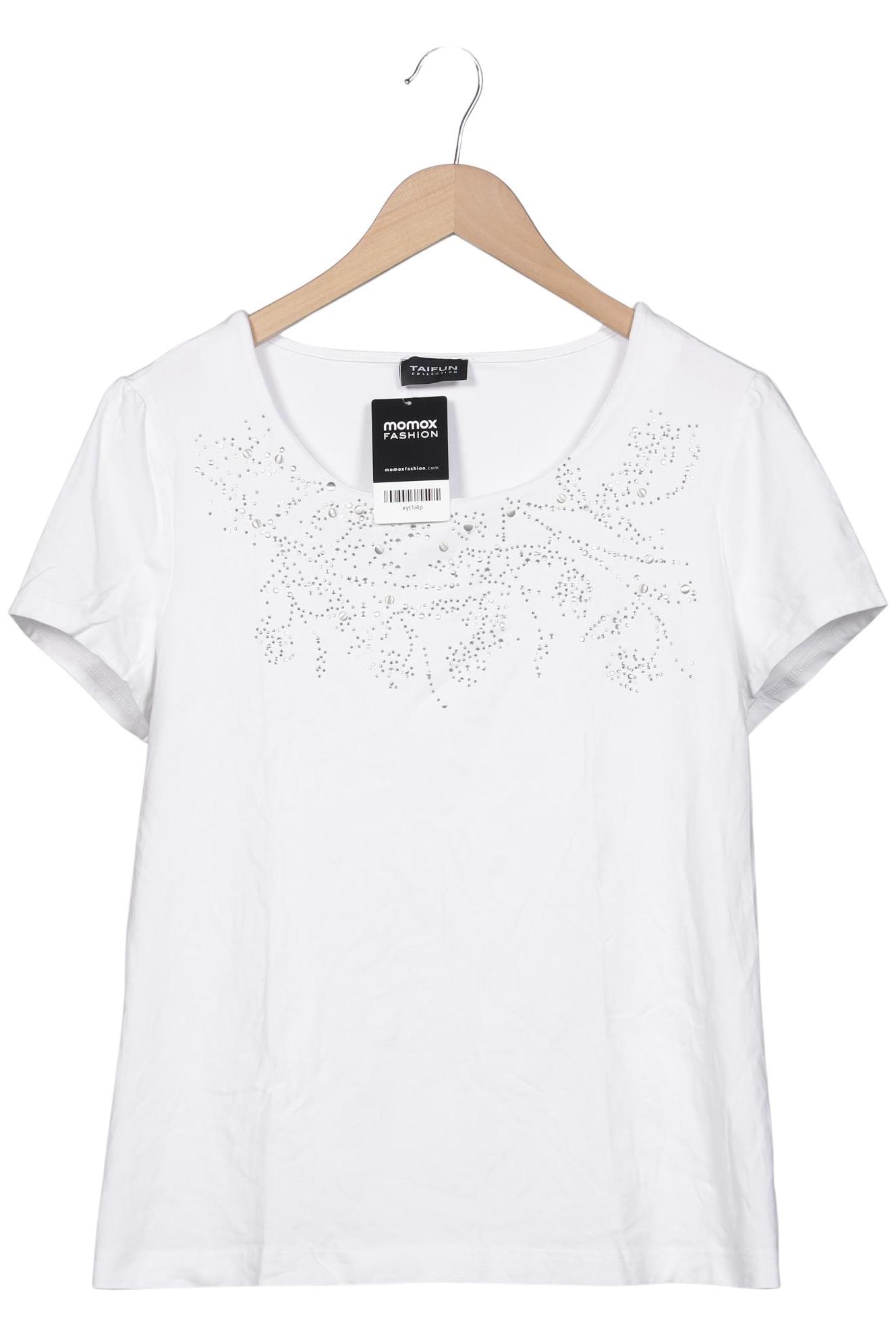 

Taifun Damen T-Shirt, weiß, Gr. 44