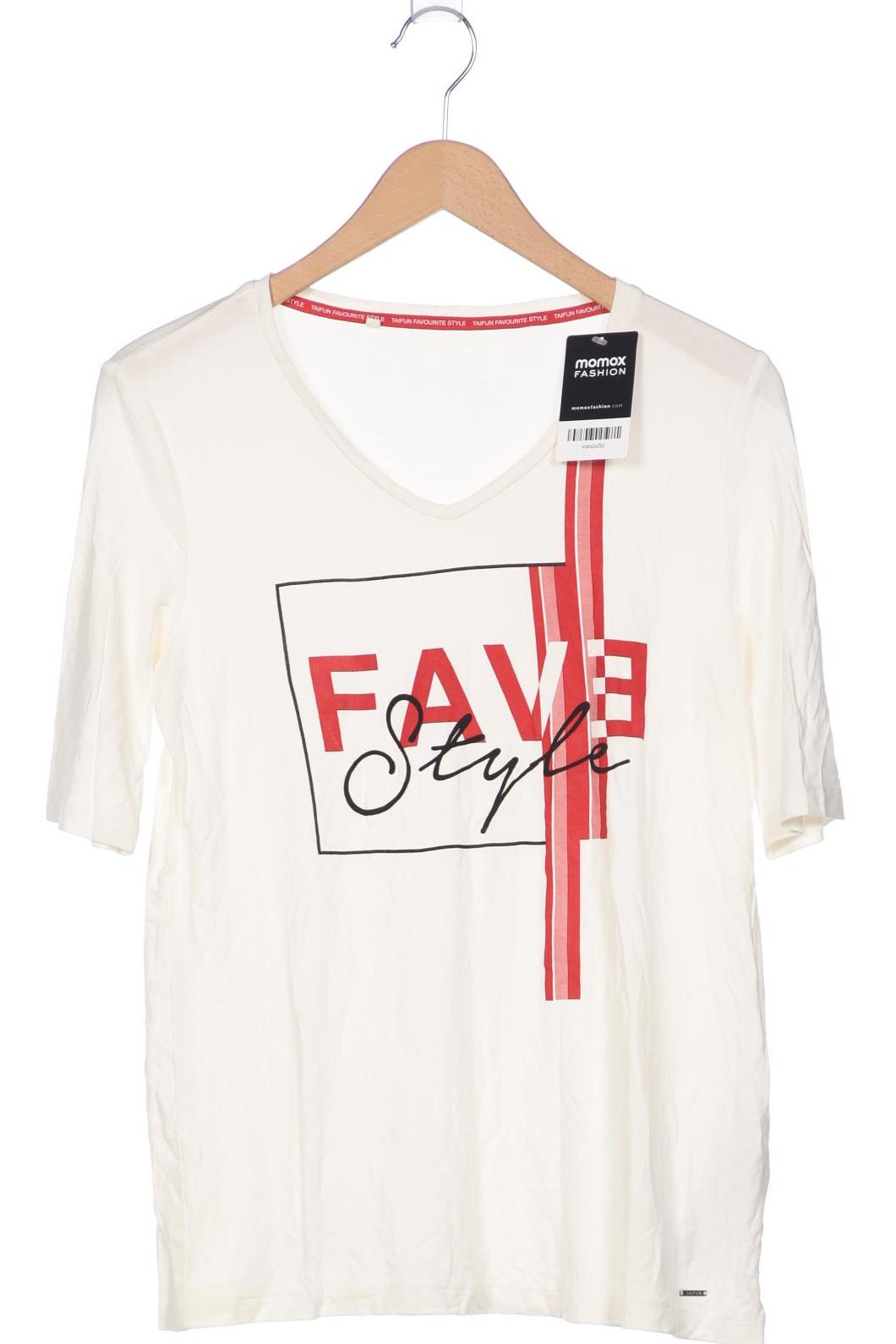 

Taifun Damen T-Shirt, cremeweiß, Gr. 38