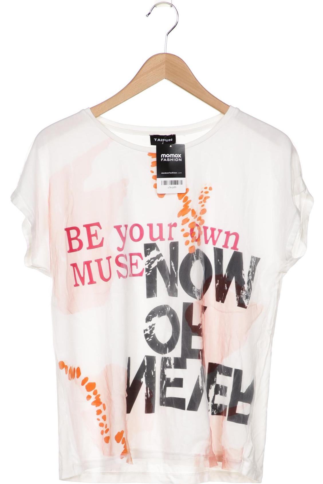

TAIFUN Damen T-Shirt, weiß
