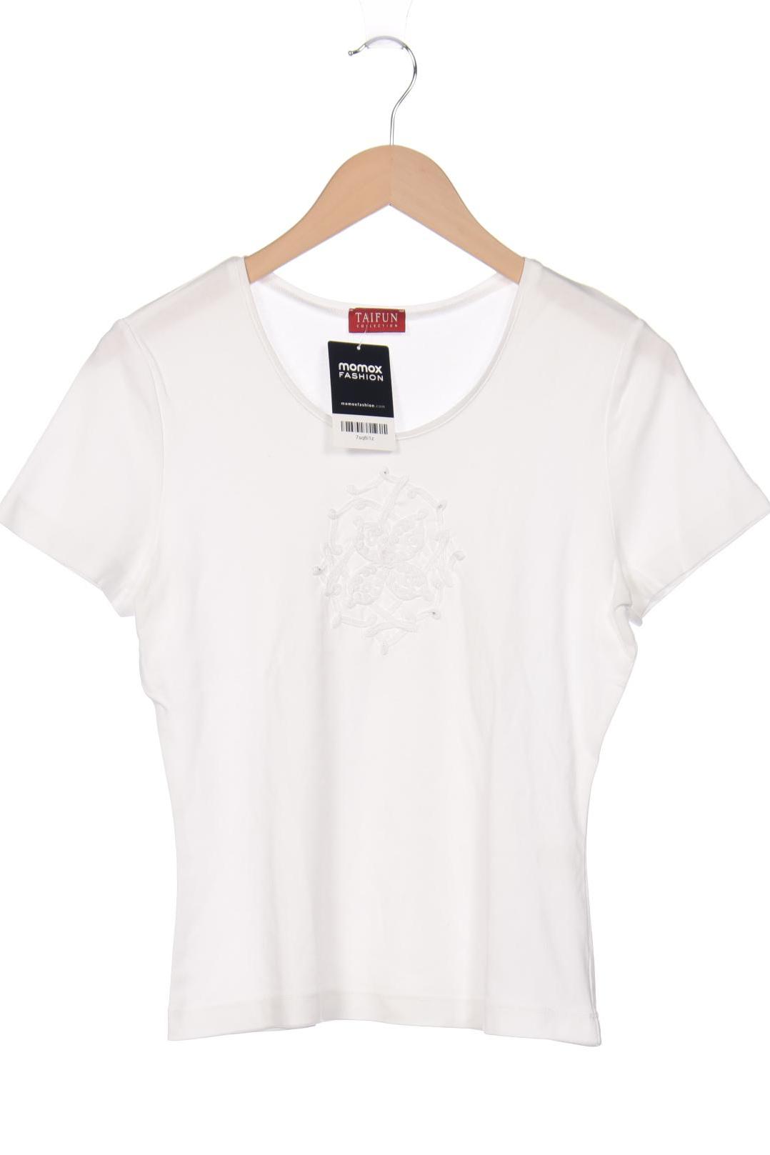 

Taifun Damen T-Shirt, weiß, Gr. 38