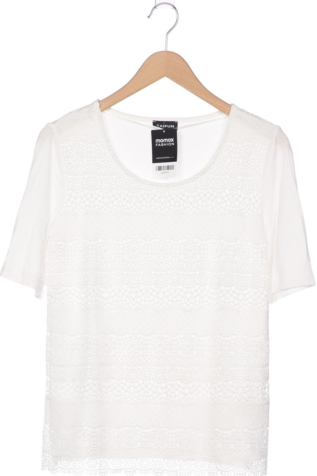 

Taifun Damen T-Shirt, weiß, Gr. 40