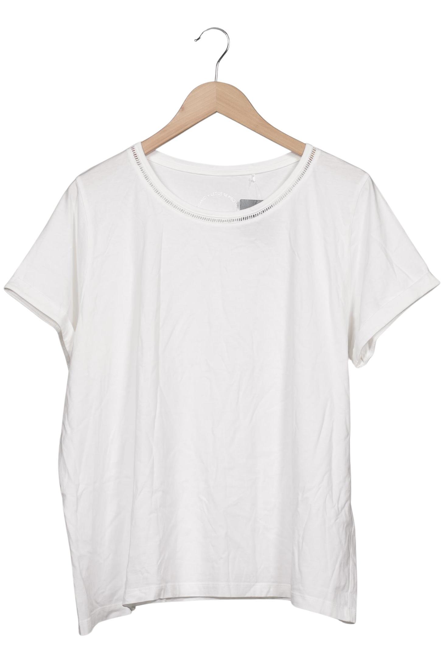 

Taifun Damen T-Shirt, weiß, Gr. 46