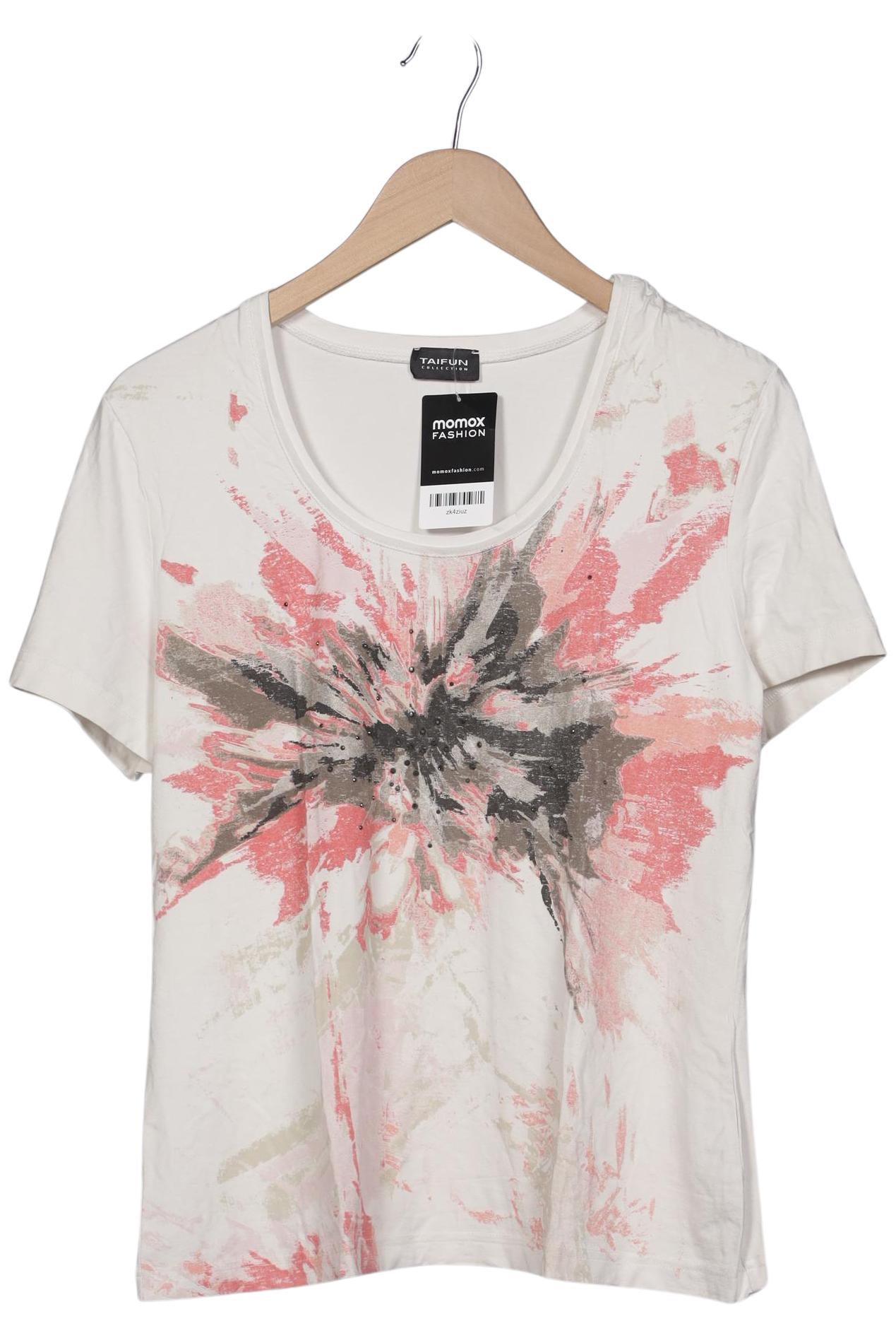 

Taifun Damen T-Shirt, cremeweiß, Gr. 42