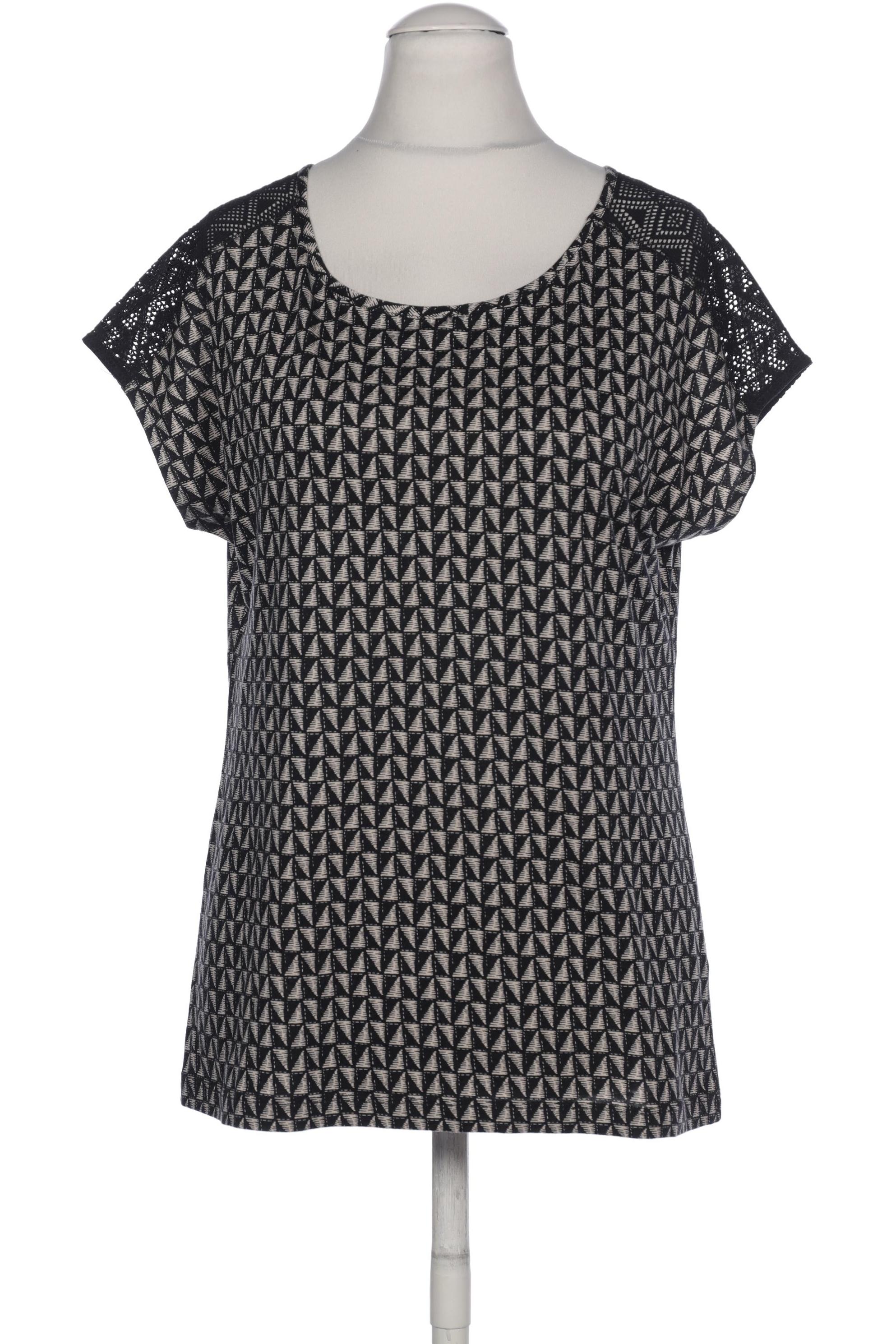 

Taifun Damen T-Shirt, schwarz, Gr. 36