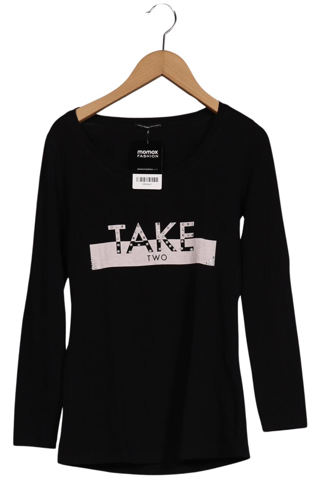 

Take Two Damen Langarmshirt, schwarz, Gr. 36